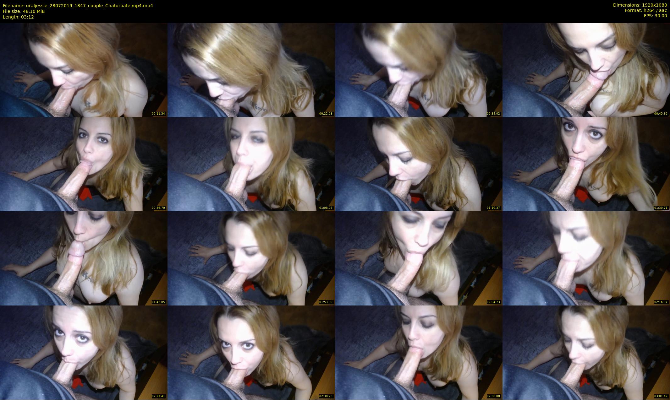 oraljessie — 4 minute Chaturbate couple cam show recording, 1080p, Jul 28, 2019