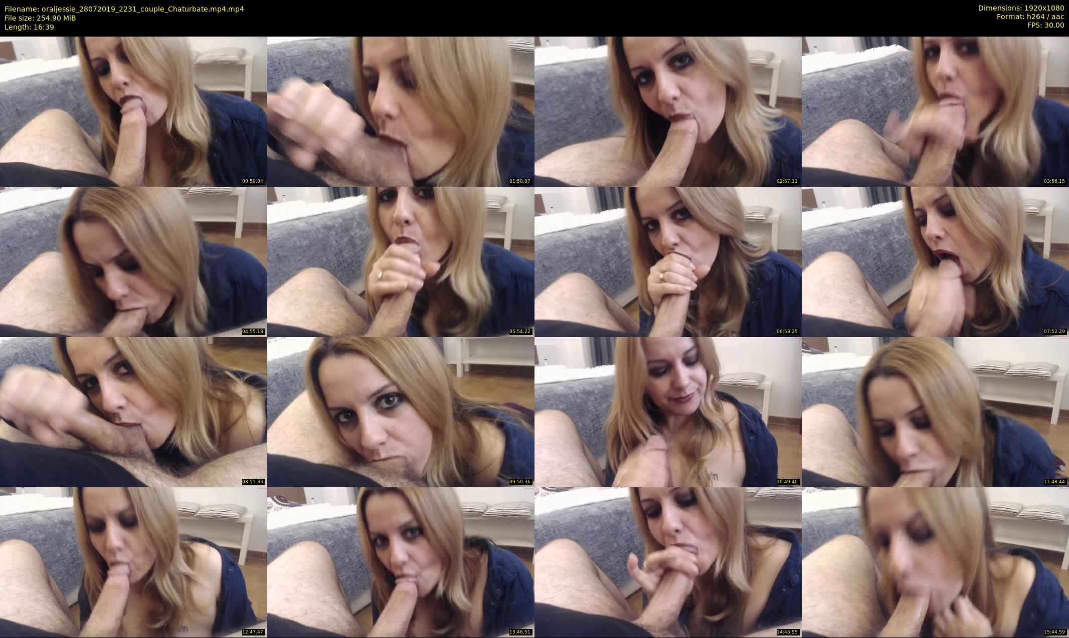 oraljessie — 17 minute Chaturbate couple cam show recording, 1080p, Jul 28, 2019