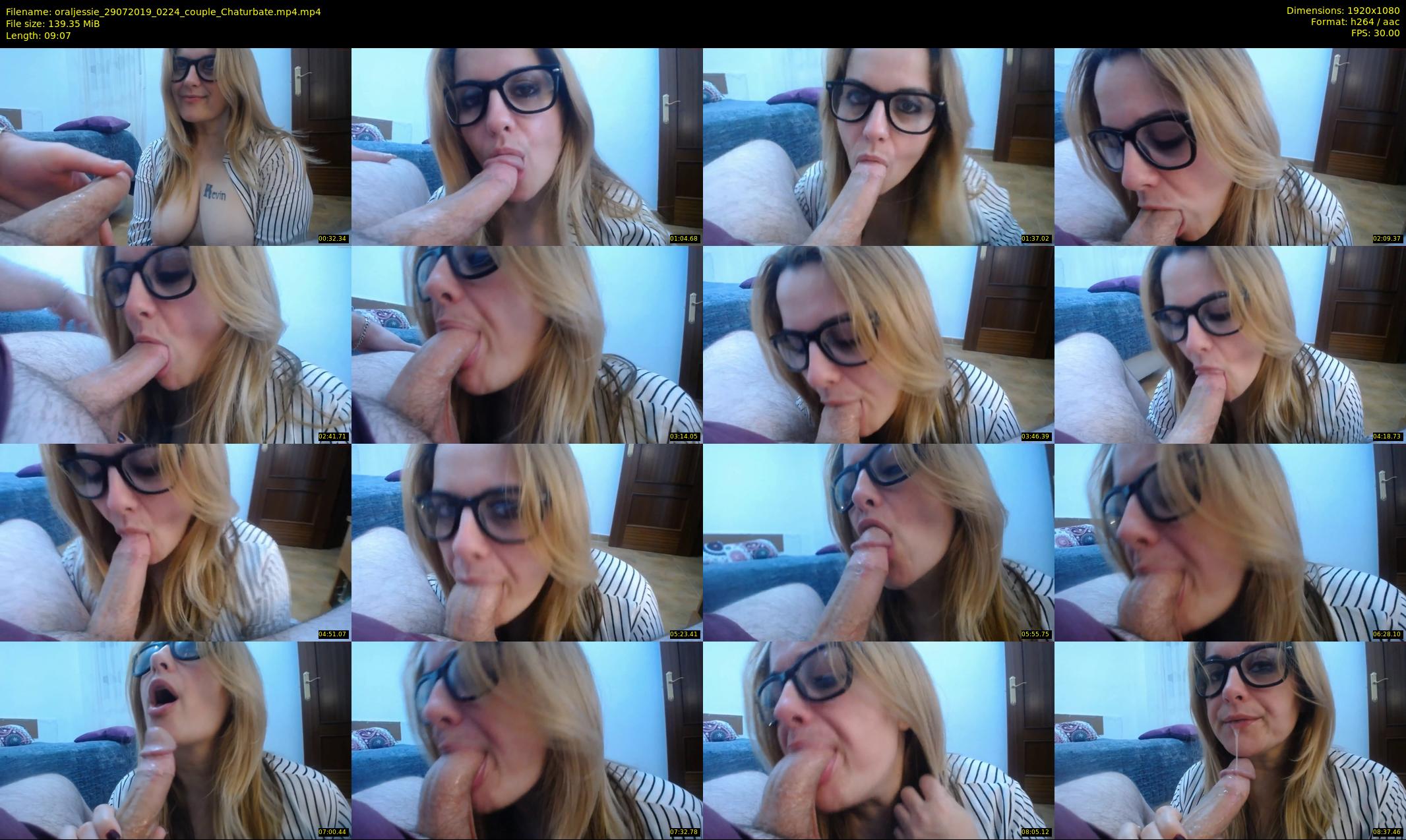 oraljessie — 10 minute Chaturbate couple cam show recording, 1080p, Jul 29, 2019