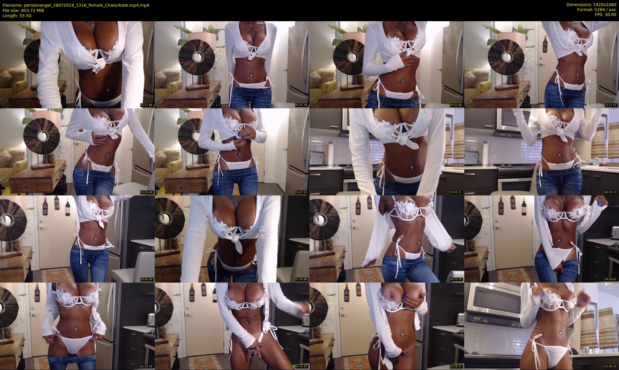 persianangel — 56 minute Chaturbate female cam show recording, 1080p, Jul 28, 2019
