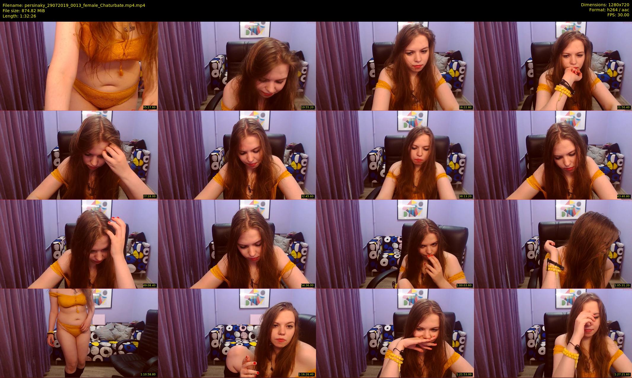 persinaky — 93 minute Chaturbate female cam show recording, 720p, Jul 29, 2019