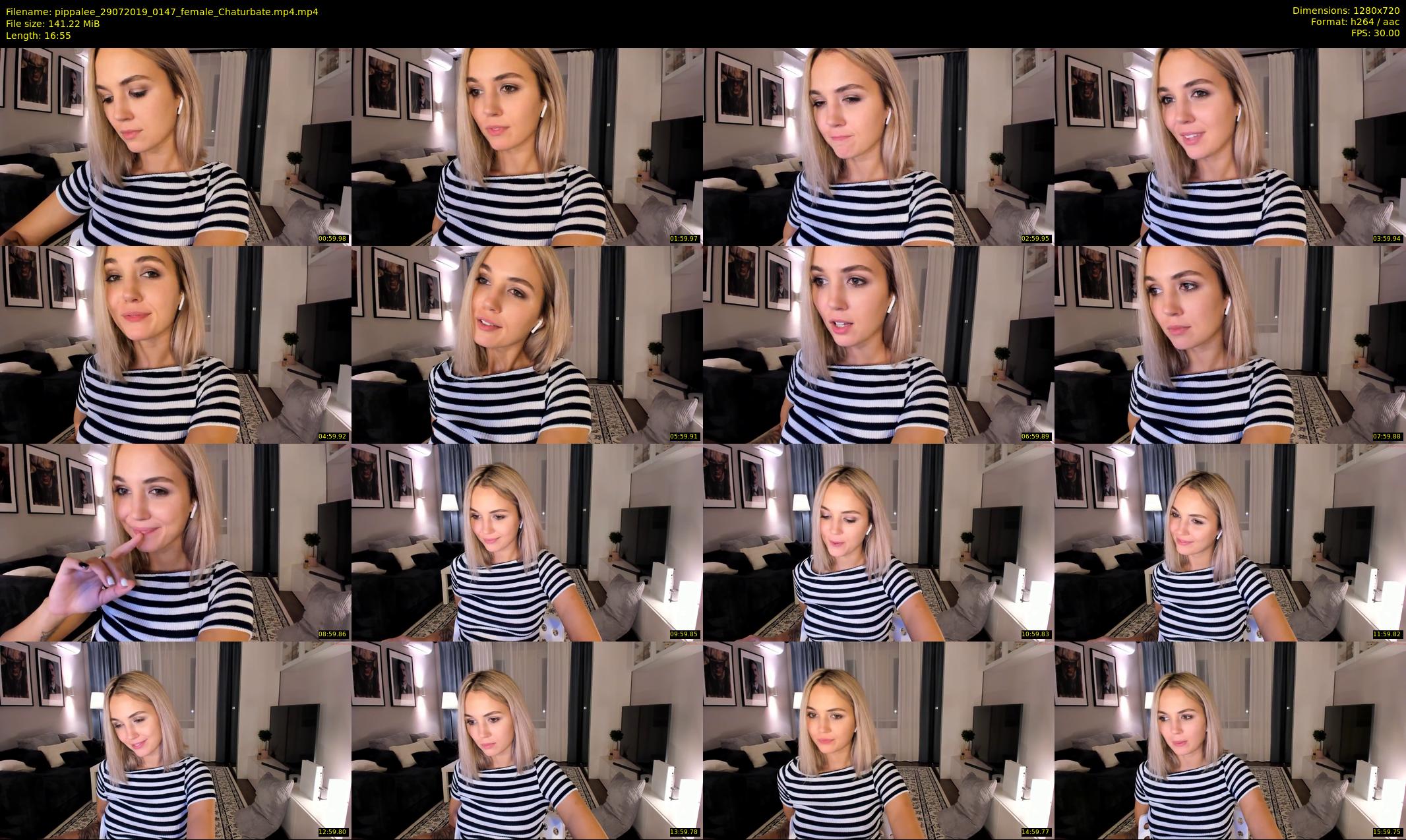 pippalee — 17 minute Chaturbate female cam show recording, 720p, Jul 29, 2019