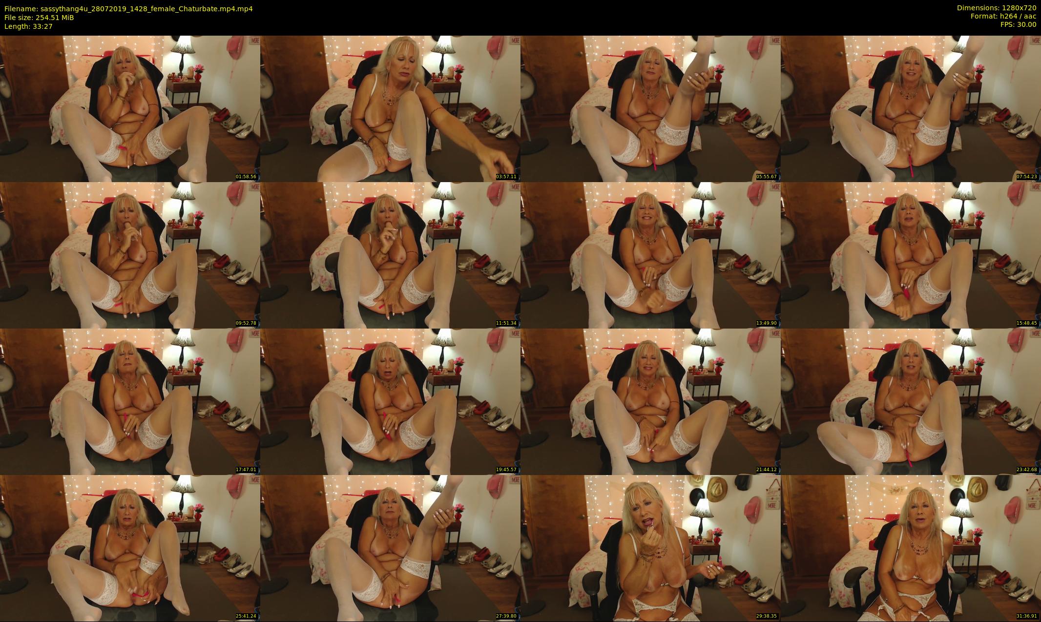 sassythang4u — 34 minute Chaturbate female cam show recording, 720p, Jul 28, 2019