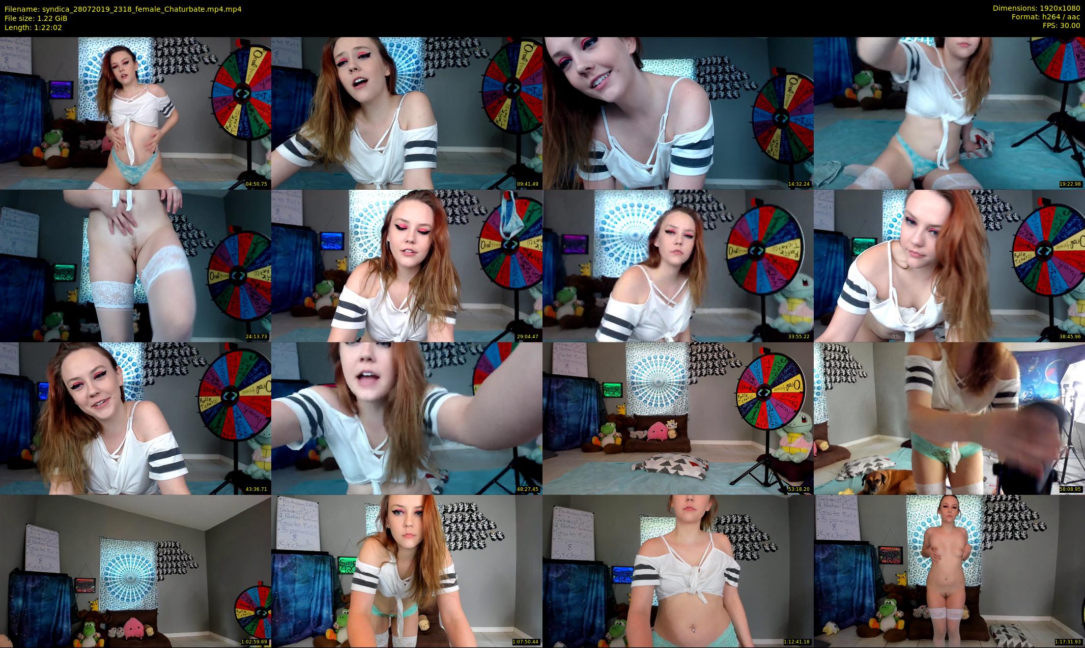syndica — 83 minute Chaturbate female cam show recording, 1080p, Jul 28, 2019