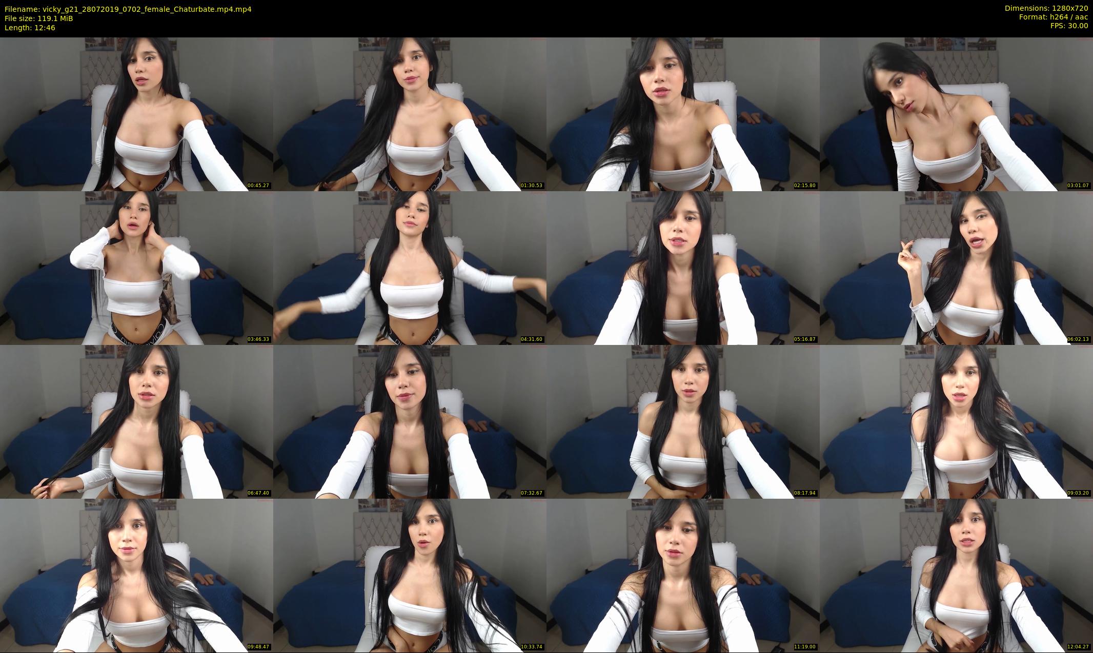 vicky_g21 — 13 minute Chaturbate female cam show recording, 720p, Jul 28, 2019