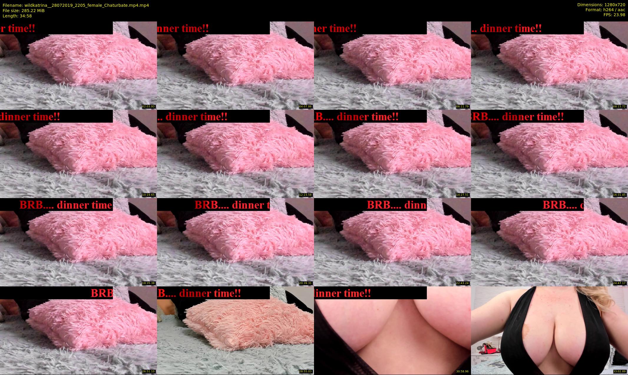 wildkatrina_ — 35 minute Chaturbate female cam show recording, 720p, Jul 28, 2019