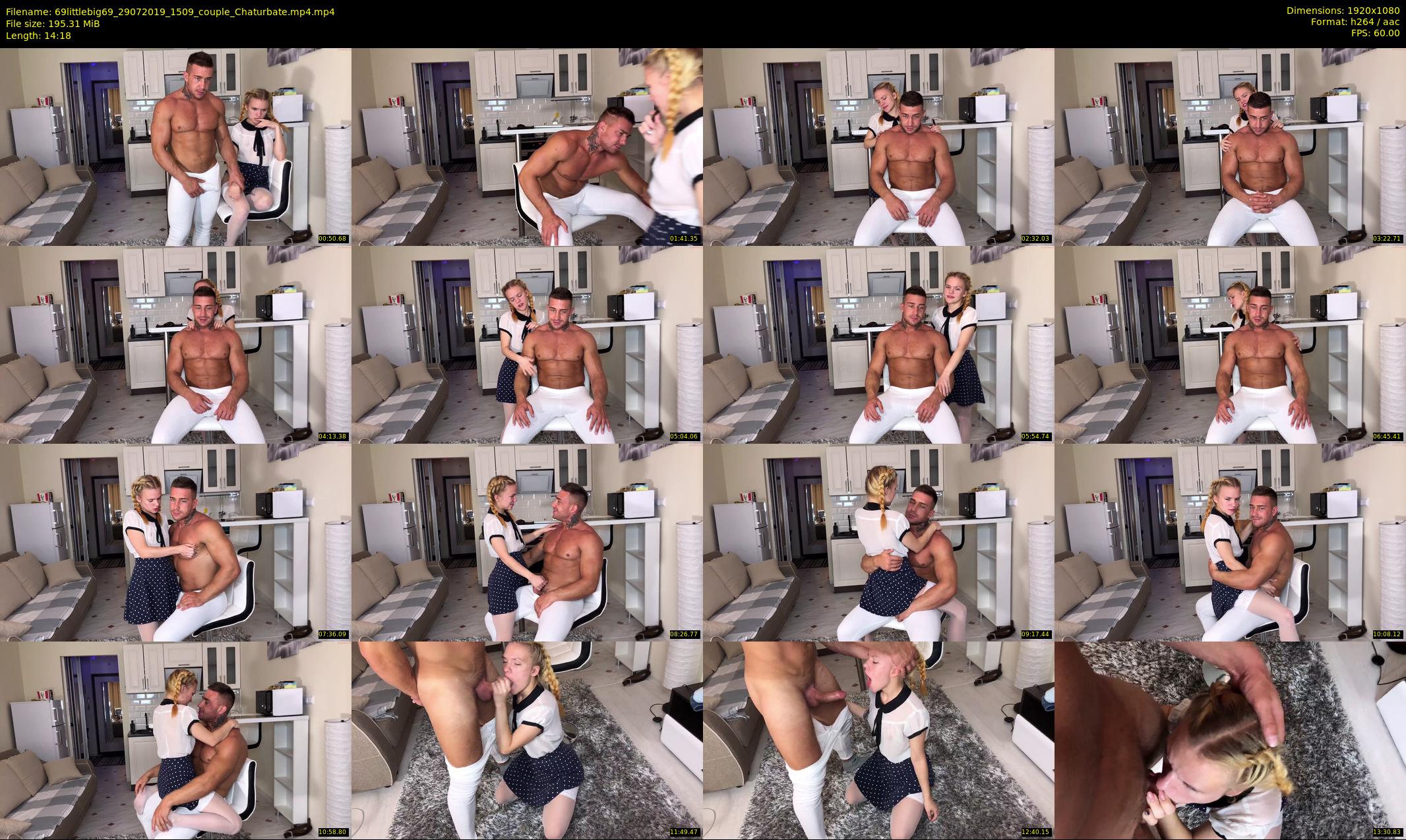 69littlebig69 — 15 minute Chaturbate couple cam show recording, 1080p, Jul 29, 2019