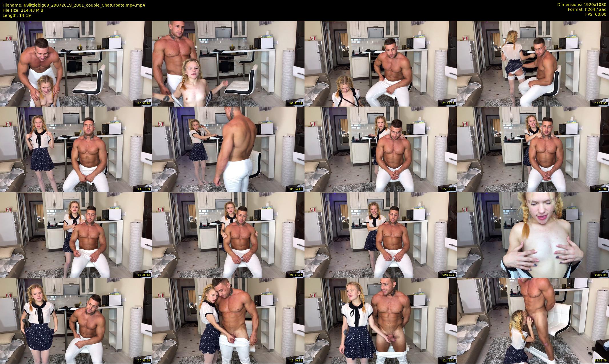 69littlebig69 — 15 minute Chaturbate couple cam show recording, 1080p, Jul 29, 2019