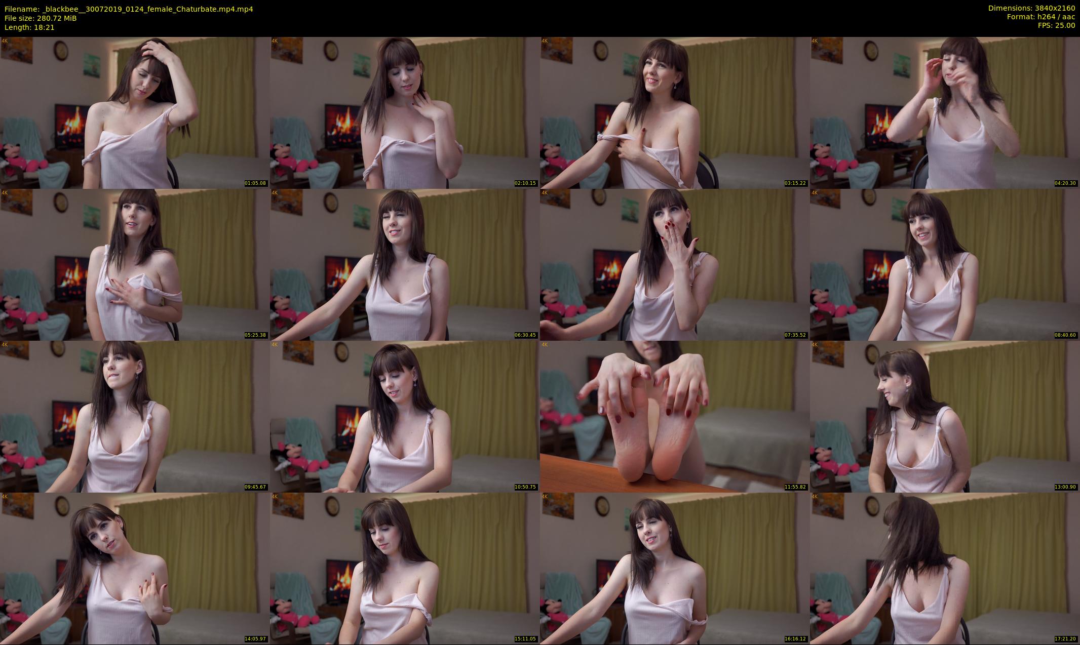_blackbee_ — 19 minute Chaturbate female cam show recording, 4K, Jul 30, 2019