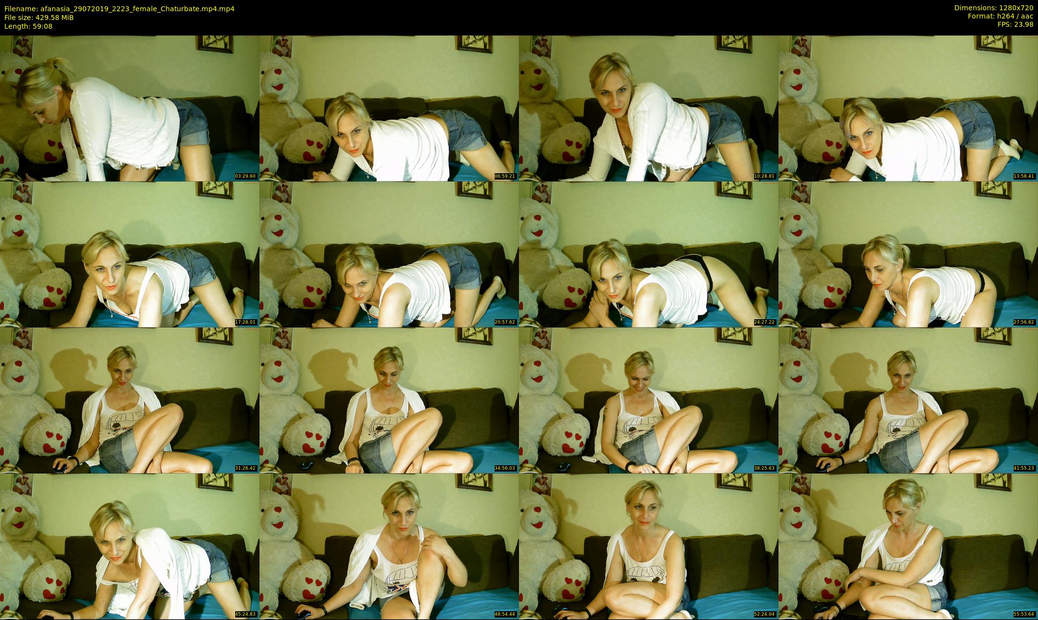 afanasia — 60 minute Chaturbate female cam show recording, 720p, Jul 29, 2019
