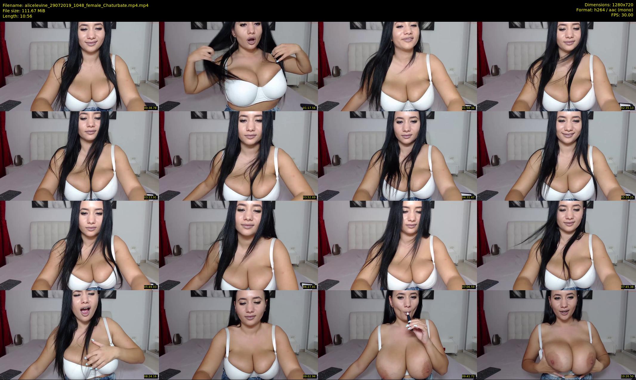 alicelevine — 11 minute Chaturbate female cam show recording, 720p, Jul 29, 2019