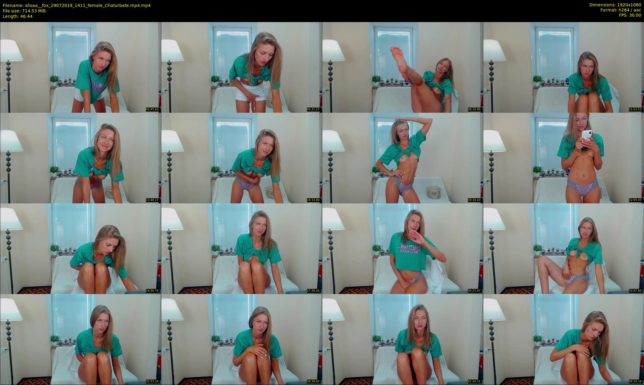 alisaa__fox — 47 minute Chaturbate female cam show recording, 1080p, Jul 29, 2019