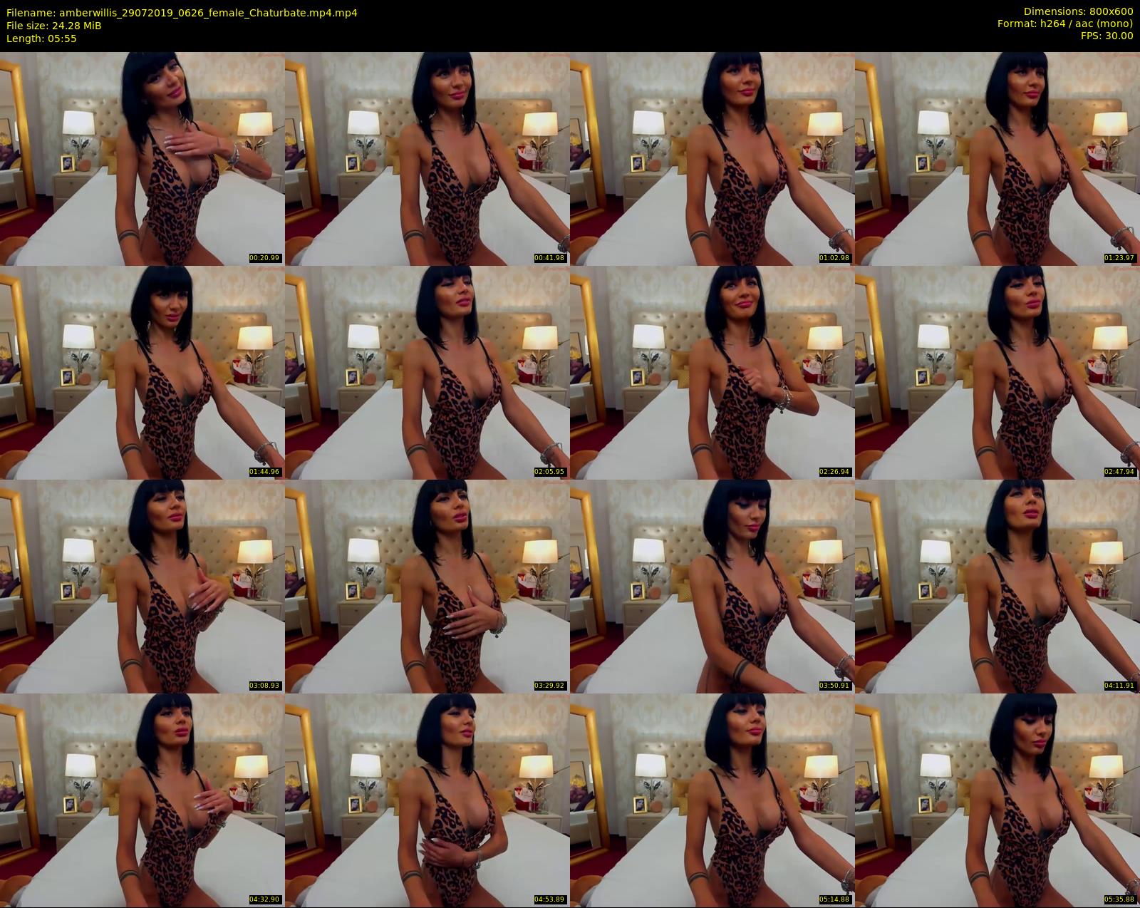 amberwillis — 6 minute Chaturbate female cam show recording, 480p, Jul 29, 2019