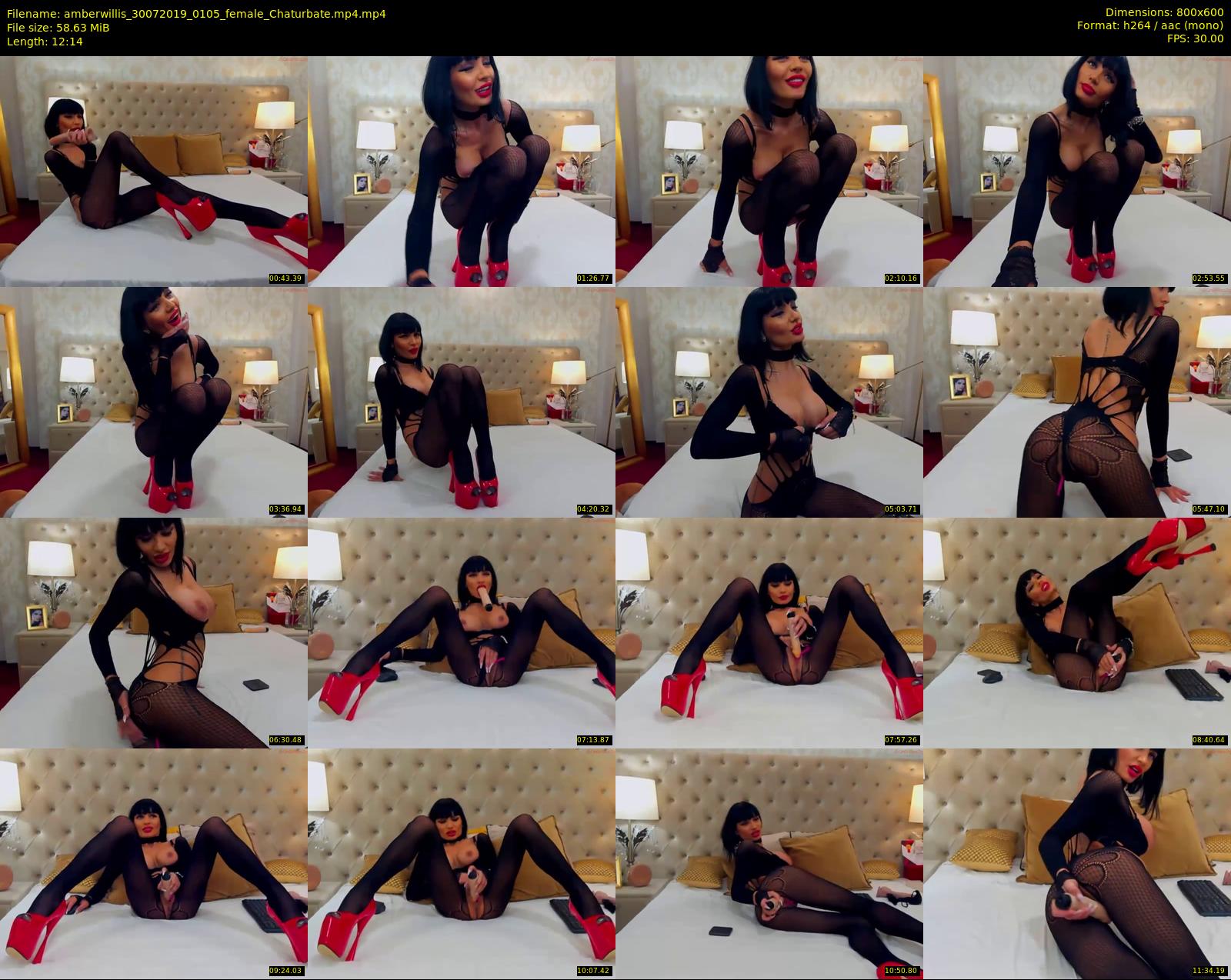 amberwillis — 13 minute Chaturbate female cam show recording, 480p, Jul 30, 2019