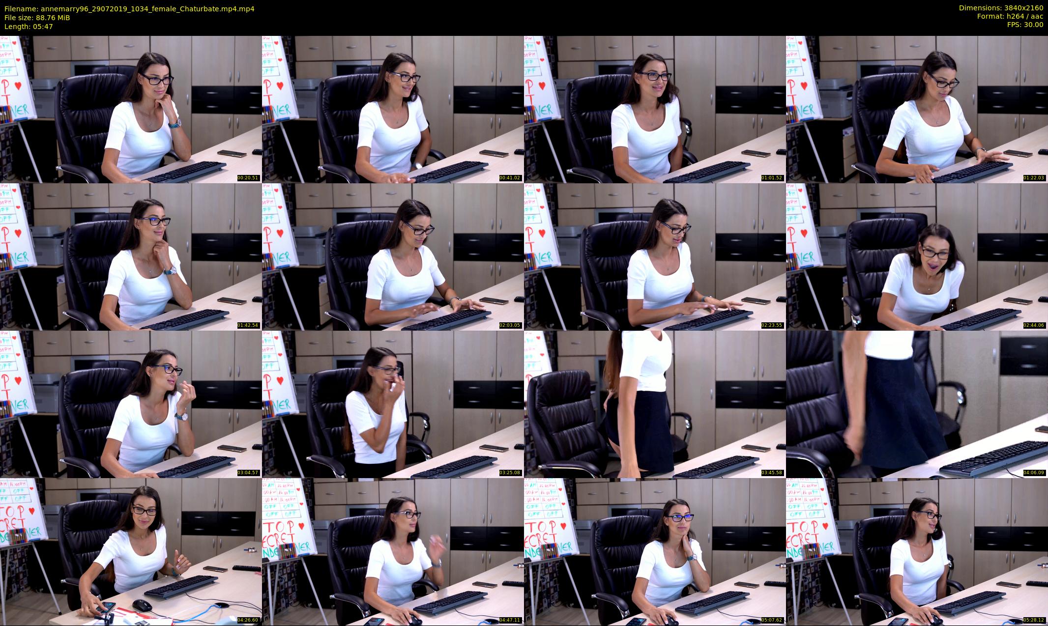 annemarry96 — 6 minute Chaturbate female cam show recording, 4K, Jul 29, 2019