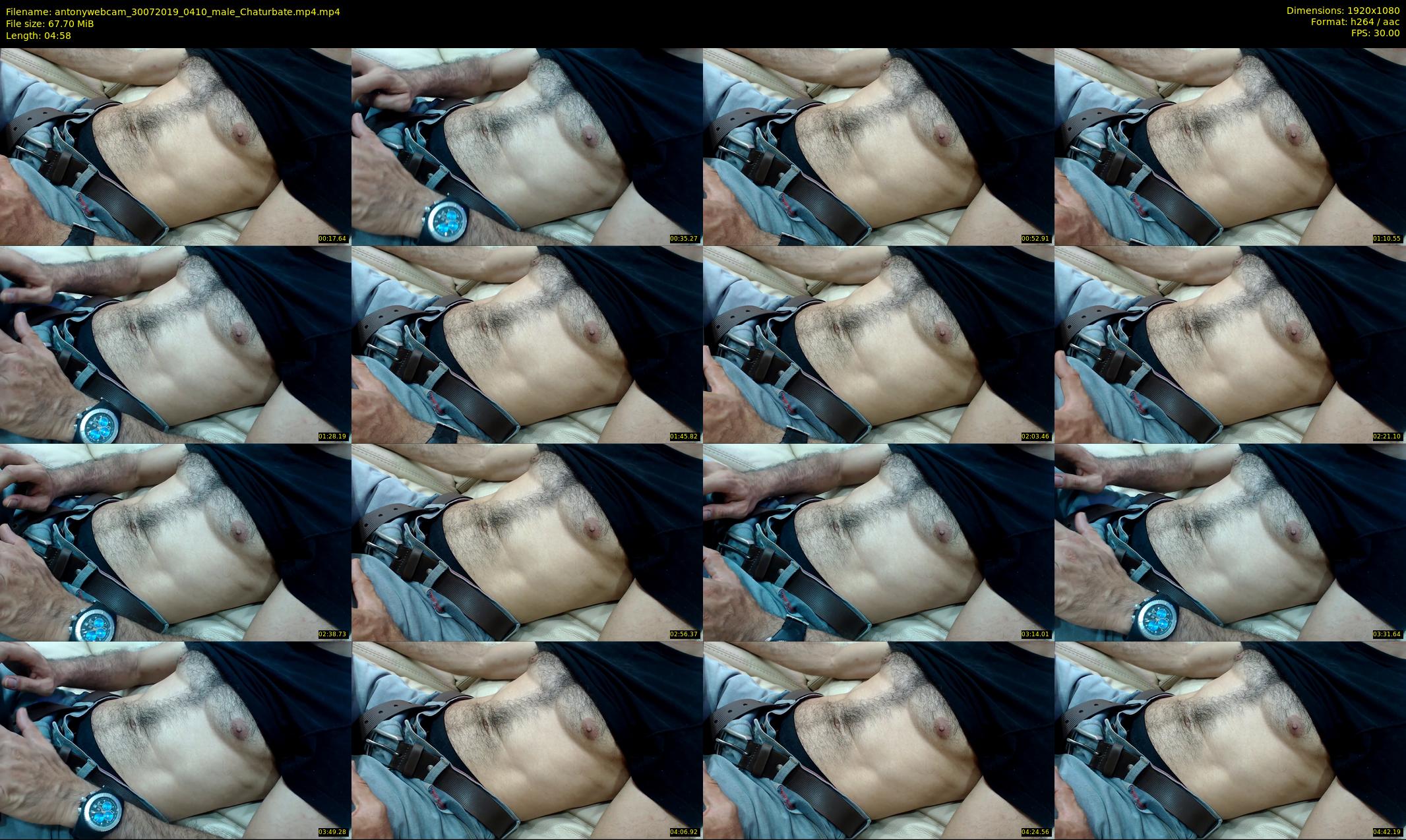 antonywebcam — 5 minute Chaturbate male cam show recording, 1080p, Jul 30, 2019