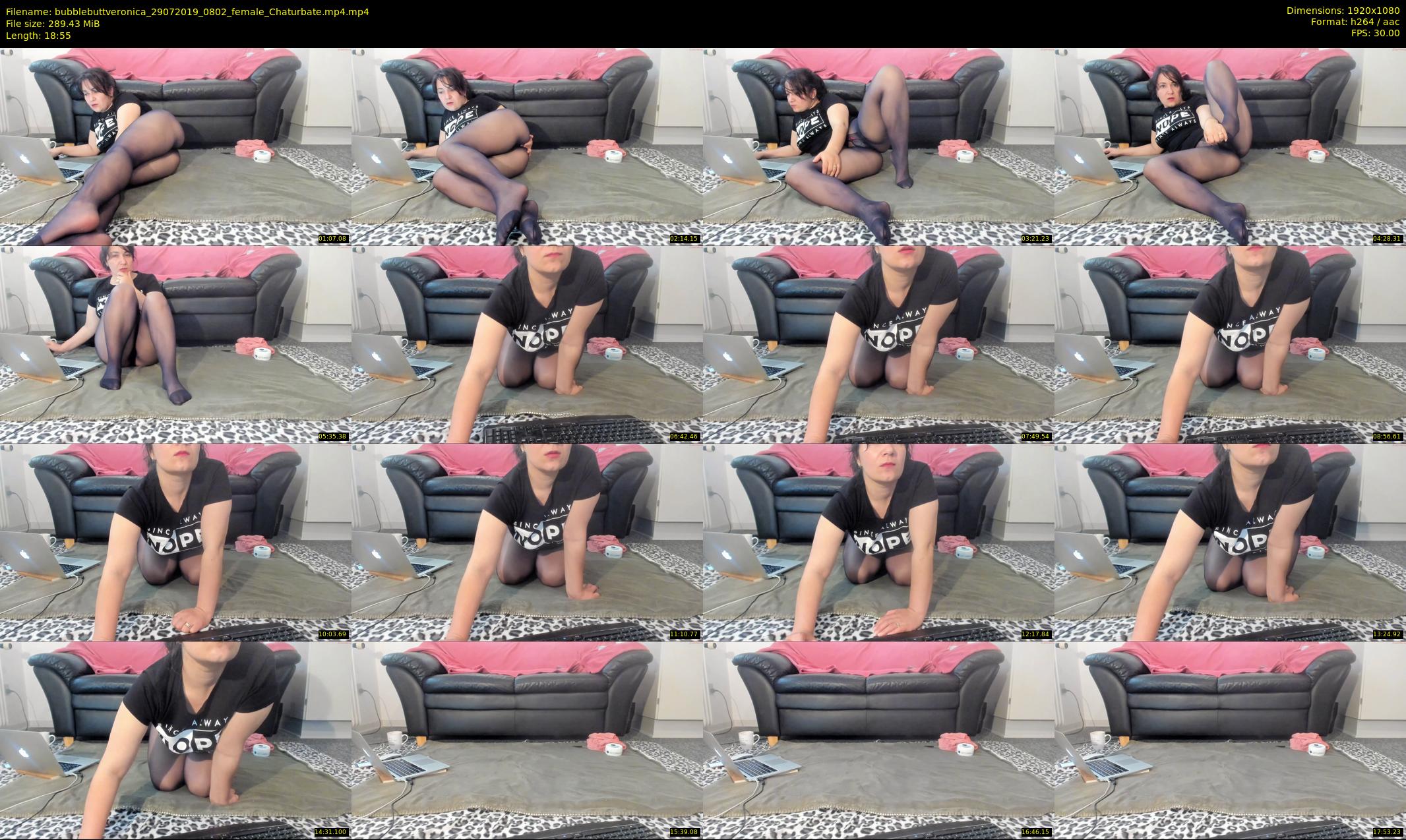 bubblebuttveronica — 19 minute Chaturbate female cam show recording, 1080p, Jul 29, 2019