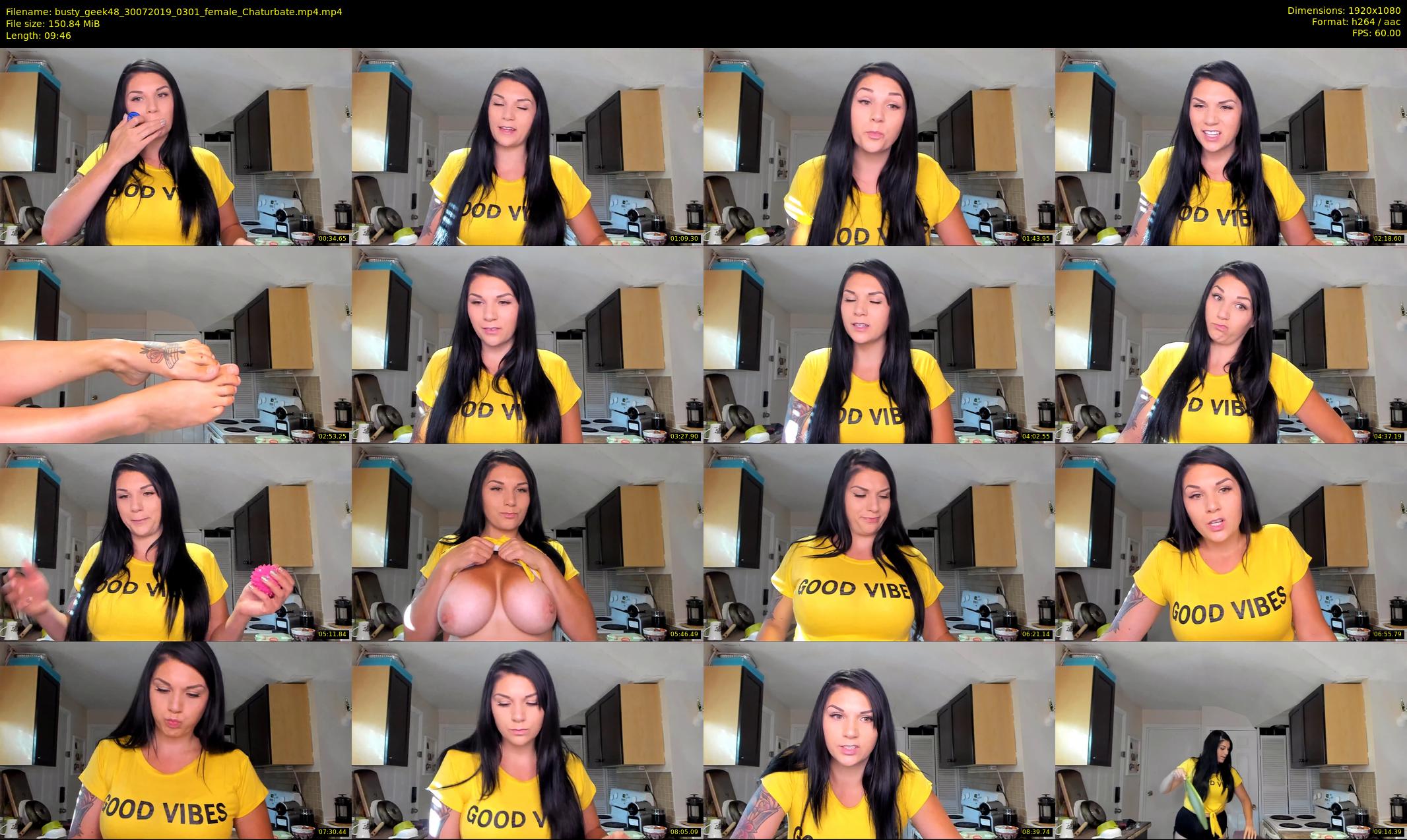 busty_geek48 — 10 minute Chaturbate female cam show recording, 1080p, Jul 30, 2019
