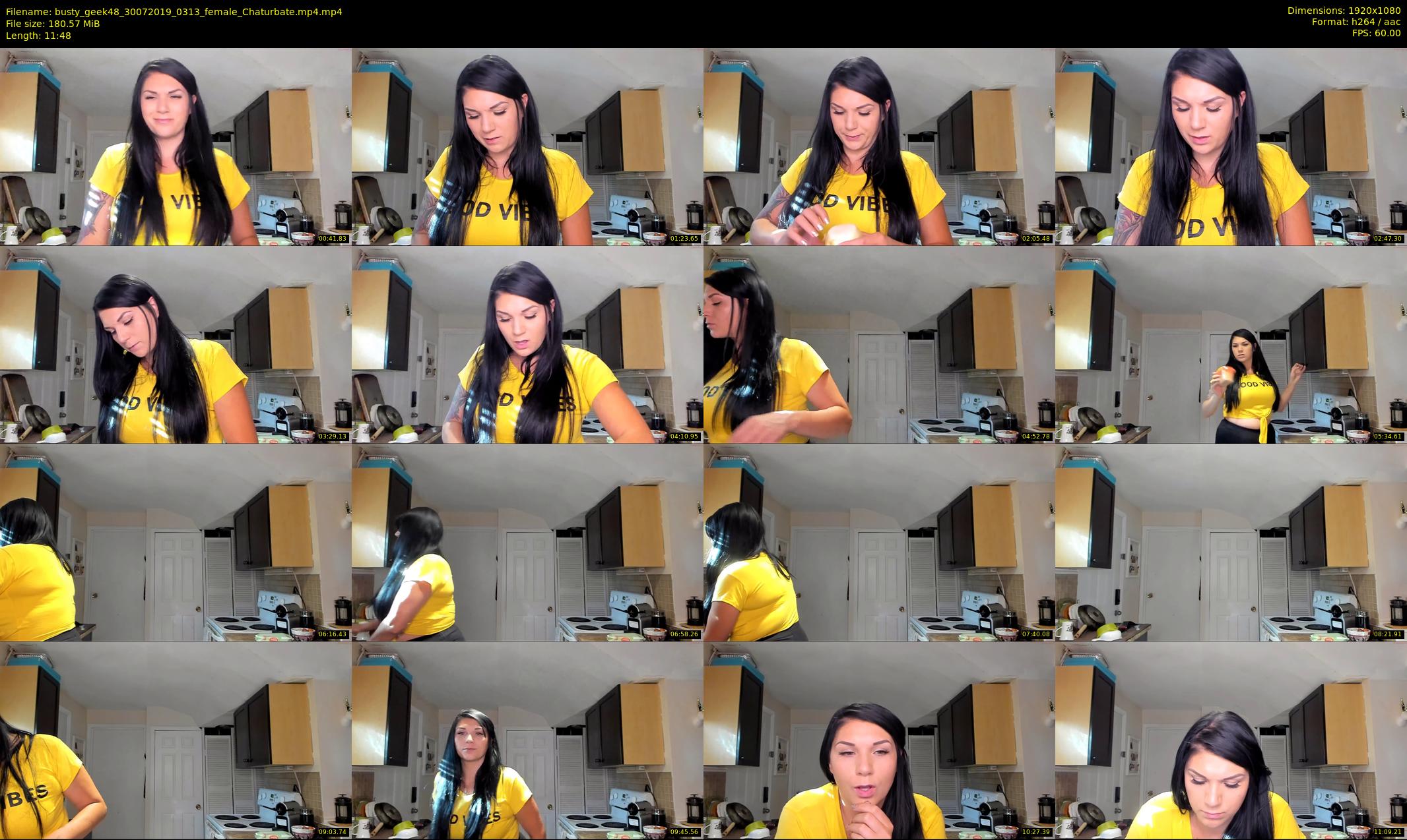busty_geek48 — 12 minute Chaturbate female cam show recording, 1080p, Jul 30, 2019