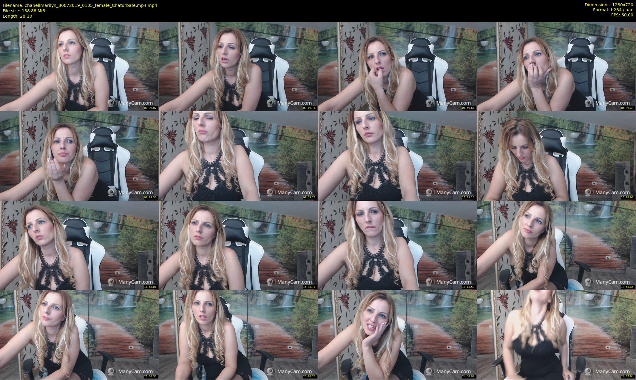 chanellmarilyn — 29 minute Chaturbate female cam show recording, 720p, Jul 30, 2019