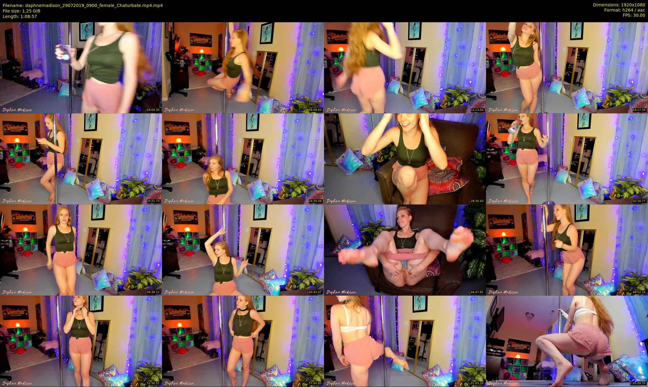 daphnemadison — 69 minute Chaturbate couple cam show recording, 1080p, Jul 29, 2019