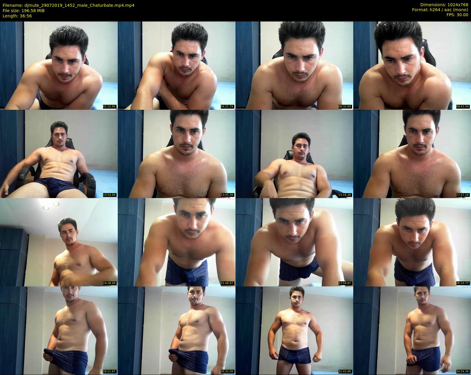 djmute — 37 minute Chaturbate male cam show recording, 720p, Jul 29, 2019