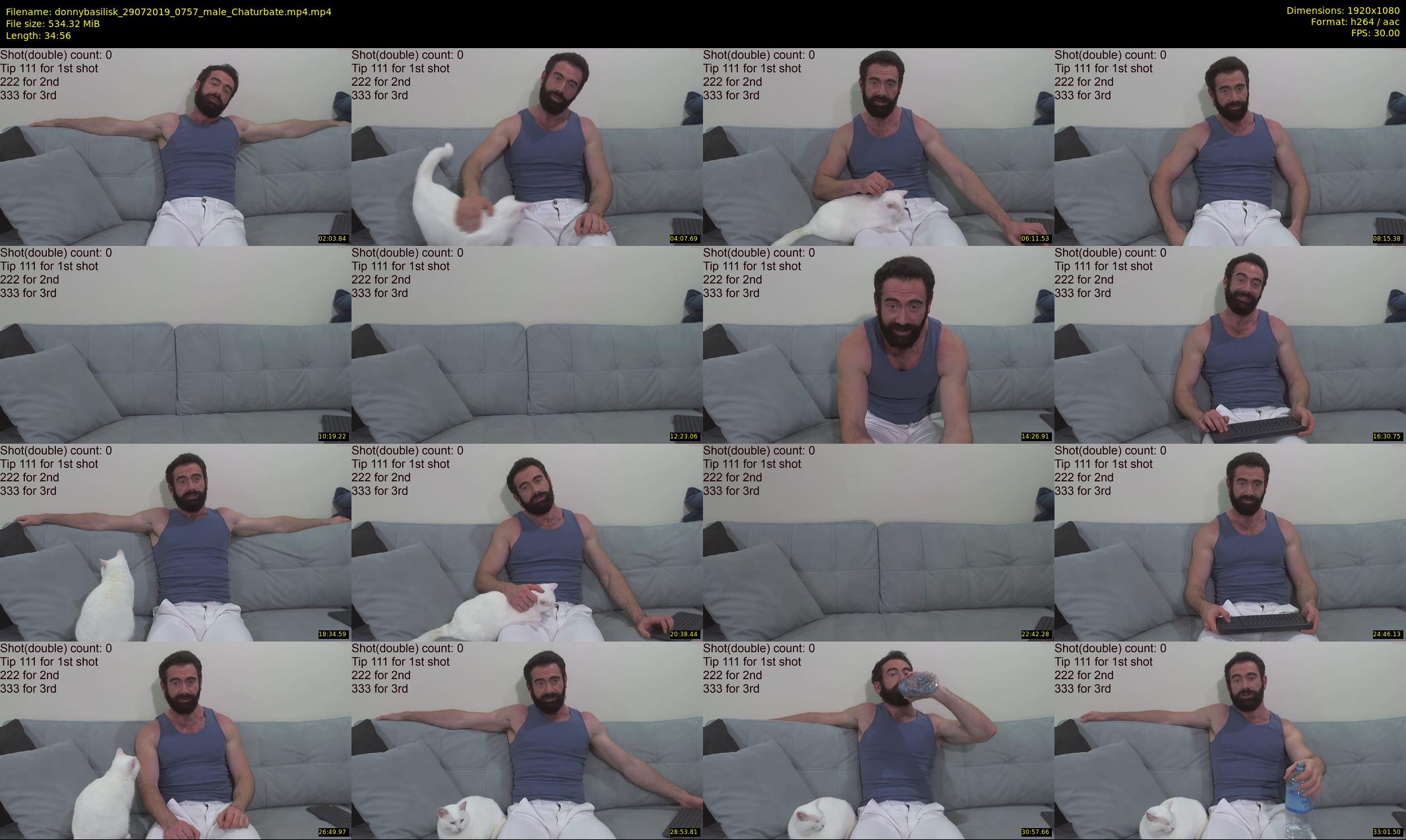 donnybasilisk — 35 minute Chaturbate male cam show recording, 1080p, Jul 29, 2019