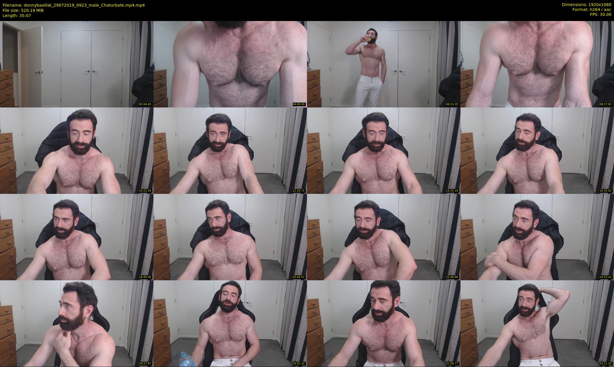 donnybasilisk — 36 minute Chaturbate male cam show recording, 1080p, Jul 29, 2019