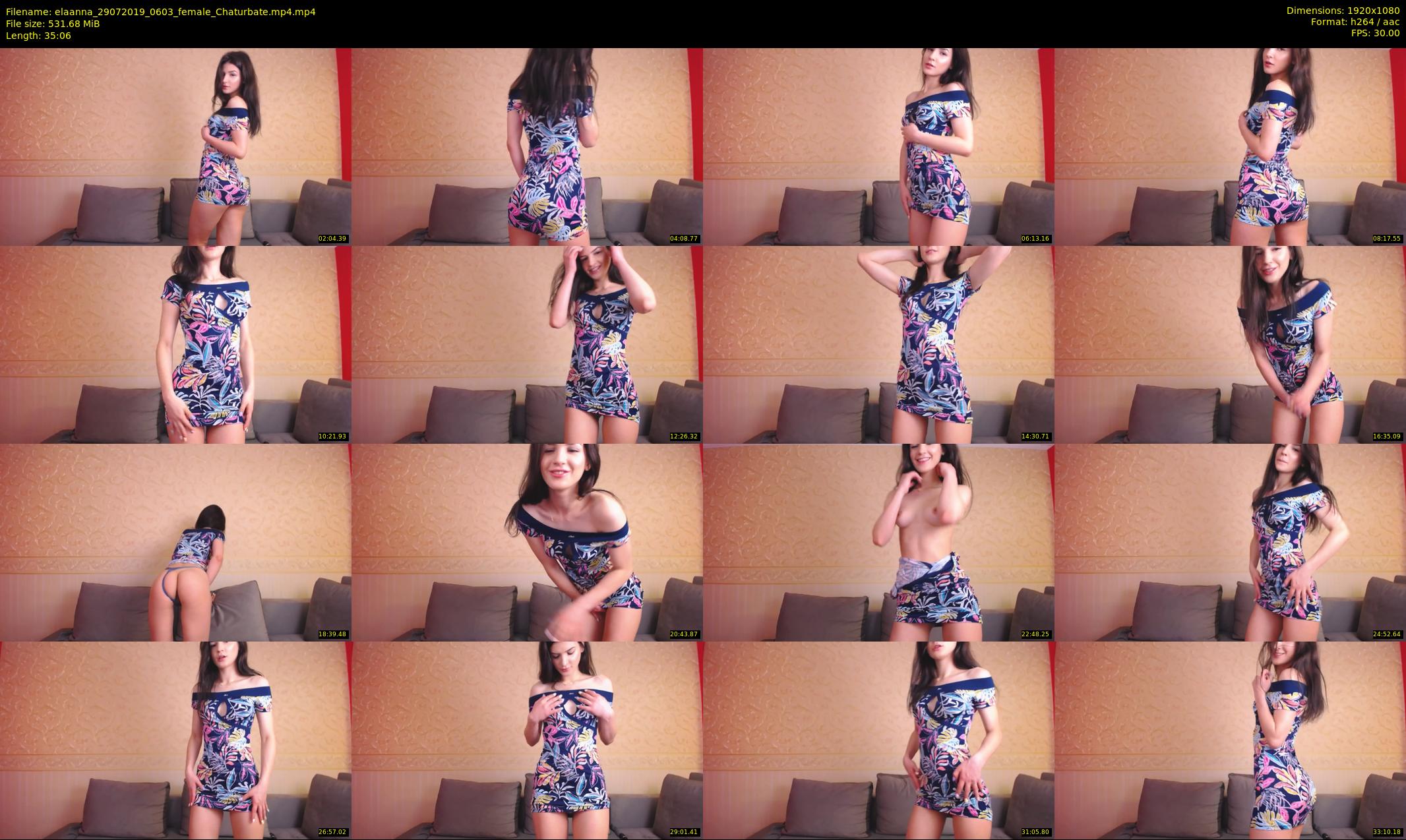 elaanna — 36 minute Chaturbate female cam show recording, 1080p, Jul 29, 2019