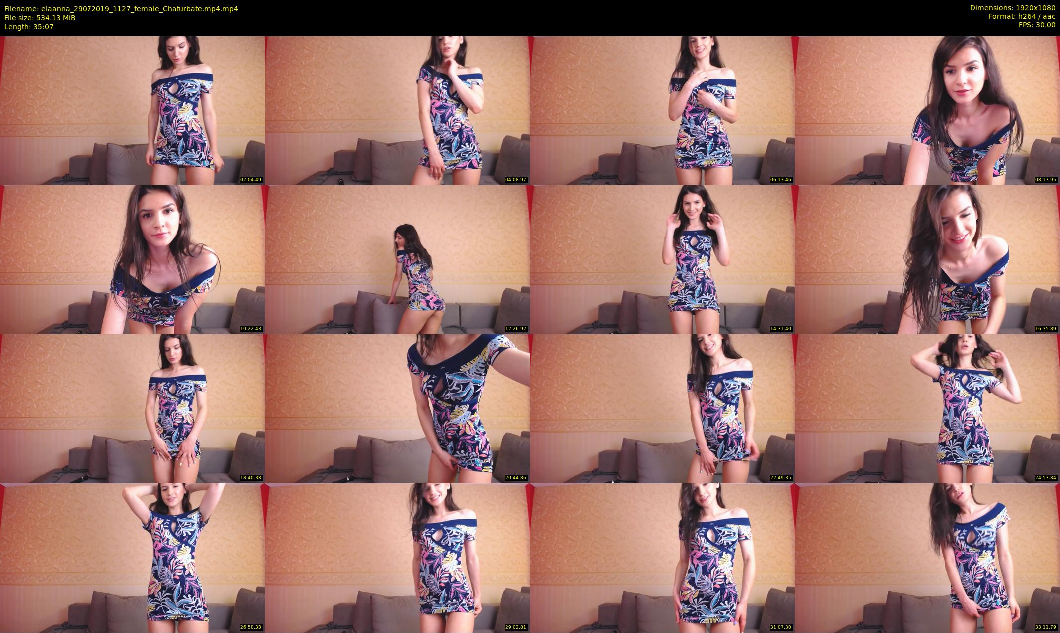 elaanna — 36 minute Chaturbate female cam show recording, 1080p, Jul 29, 2019