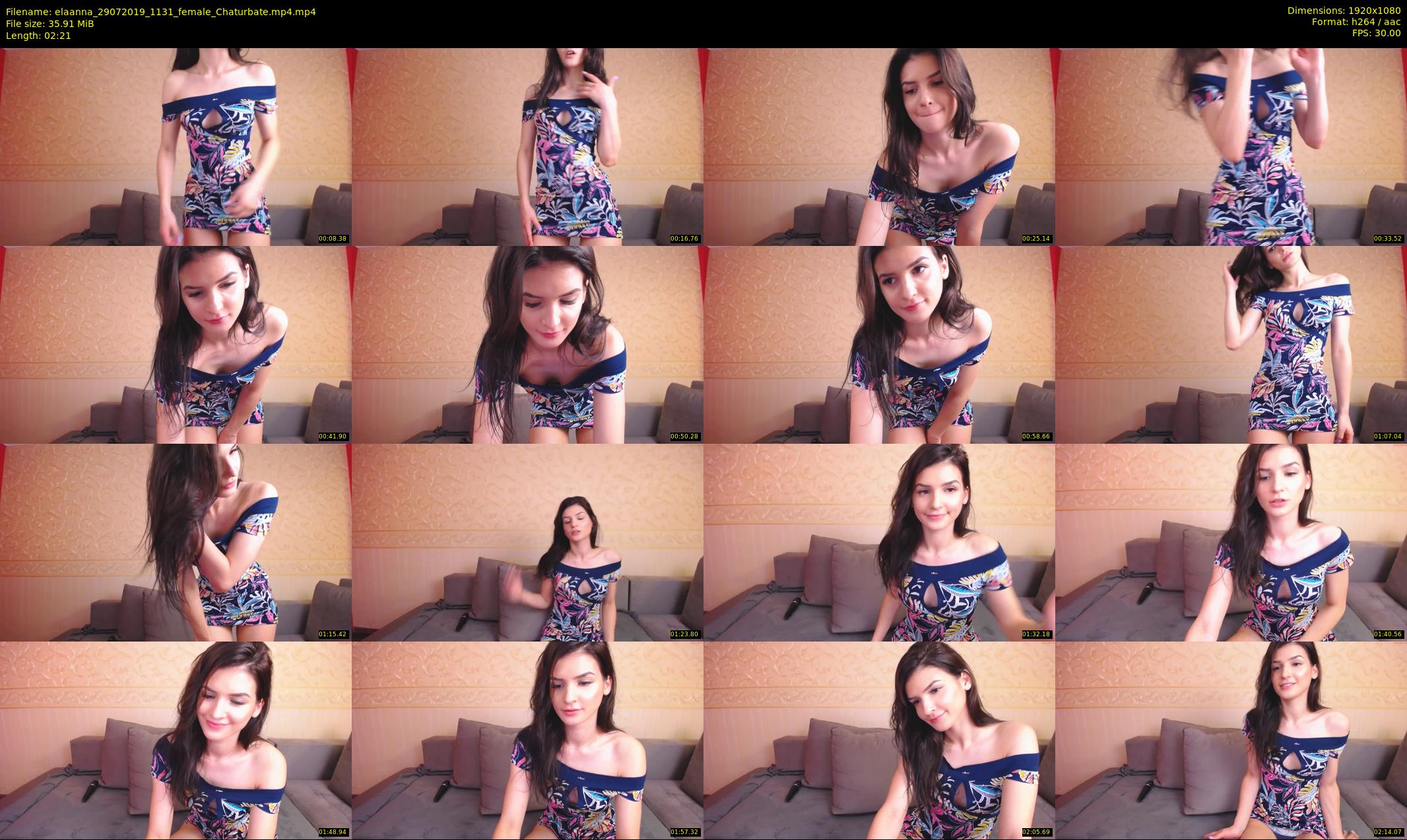 elaanna — 3 minute Chaturbate female cam show recording, 1080p, Jul 29, 2019
