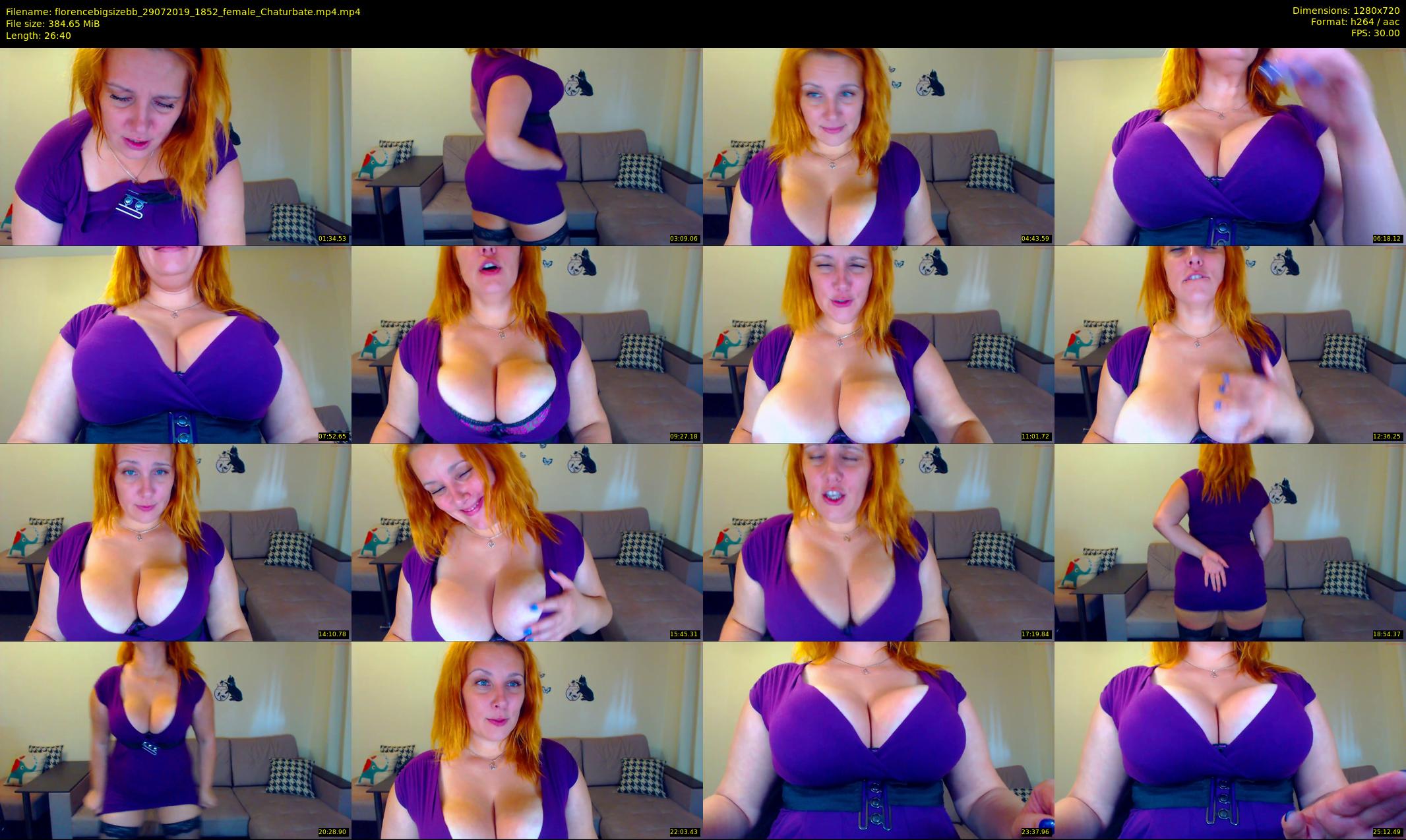 florencebigsizebb — 27 minute Chaturbate female cam show recording, 720p, Jul 29, 2019