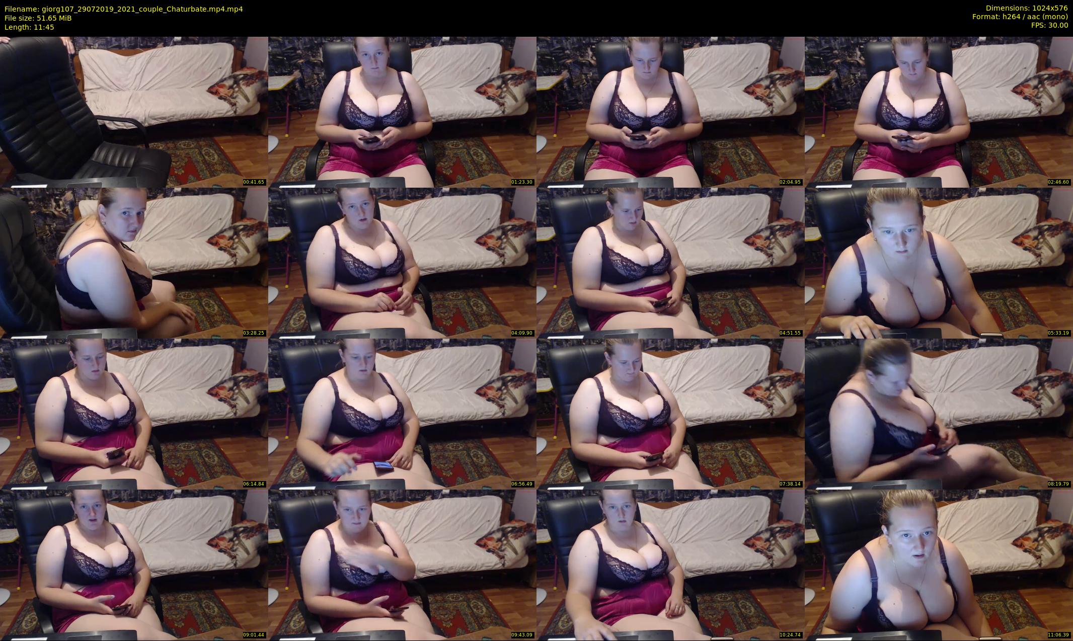 giorg107 — 12 minute Chaturbate couple cam show recording, 480p, Jul 29, 2019