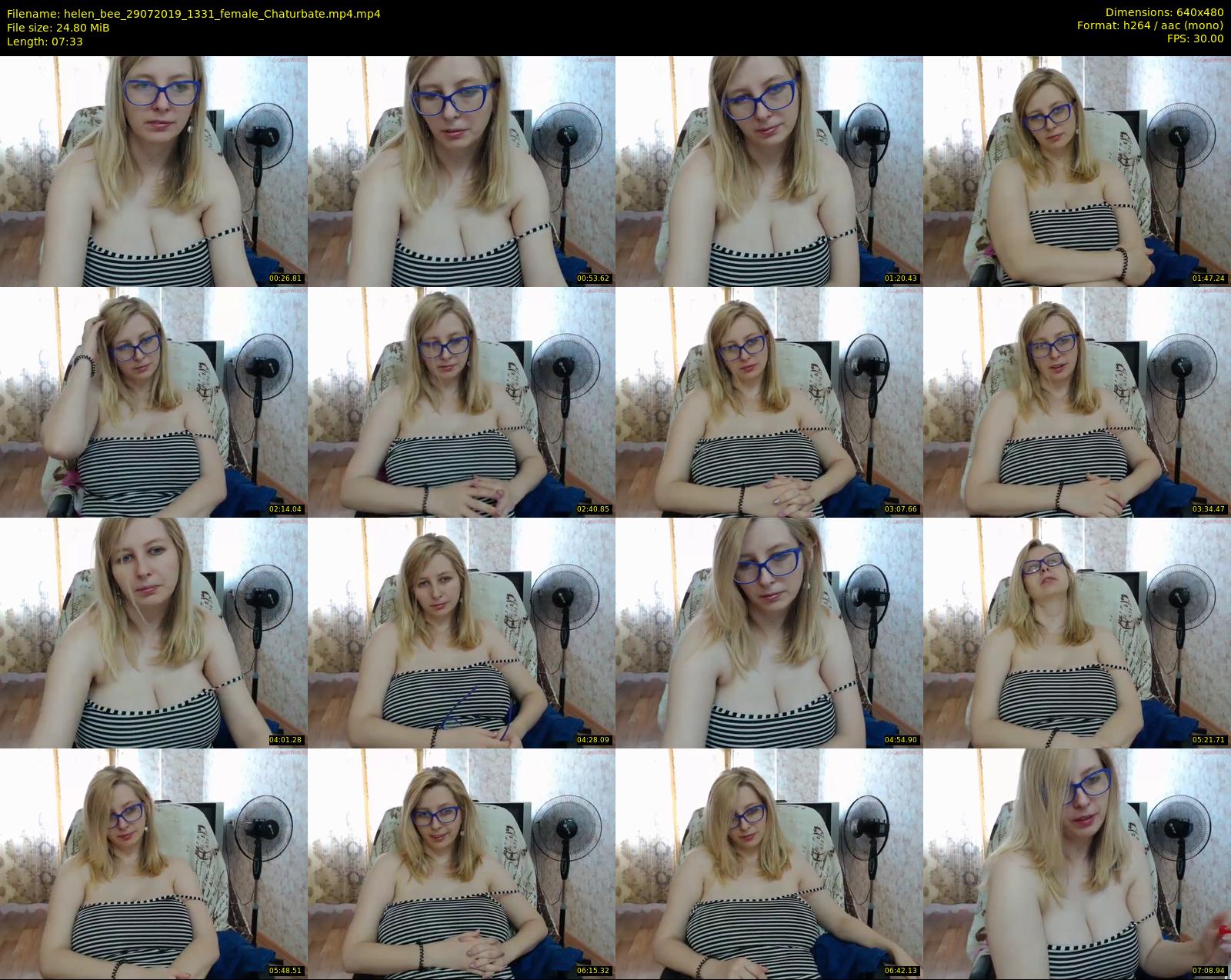helen_bee — 8 minute Chaturbate female cam show recording, 480p, Jul 29, 2019