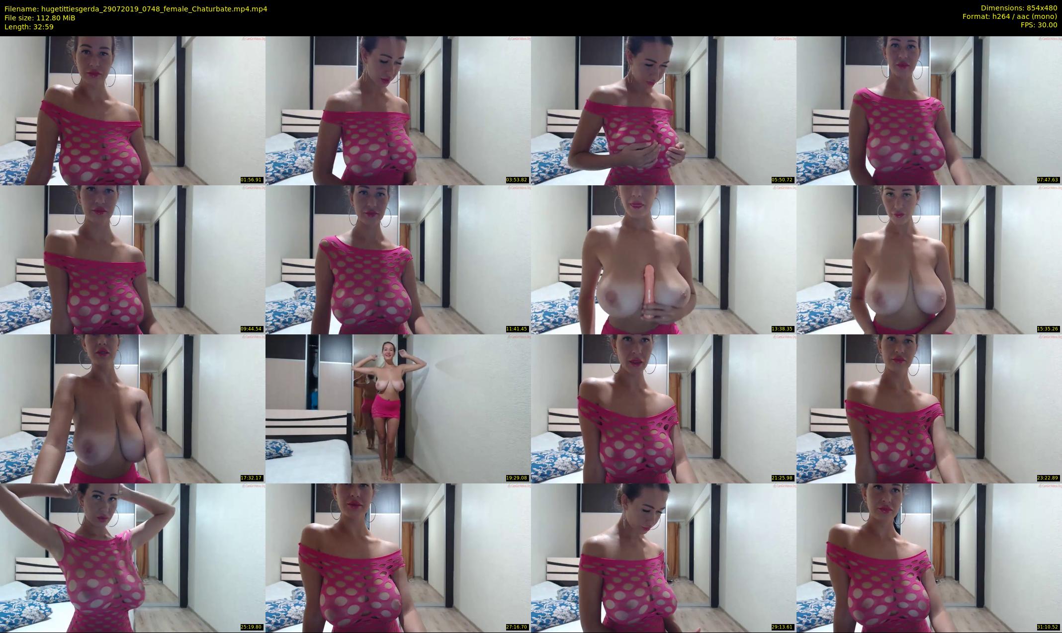 hugetittiesgerda — 33 minute Chaturbate female cam show recording, 480p, Jul 29, 2019