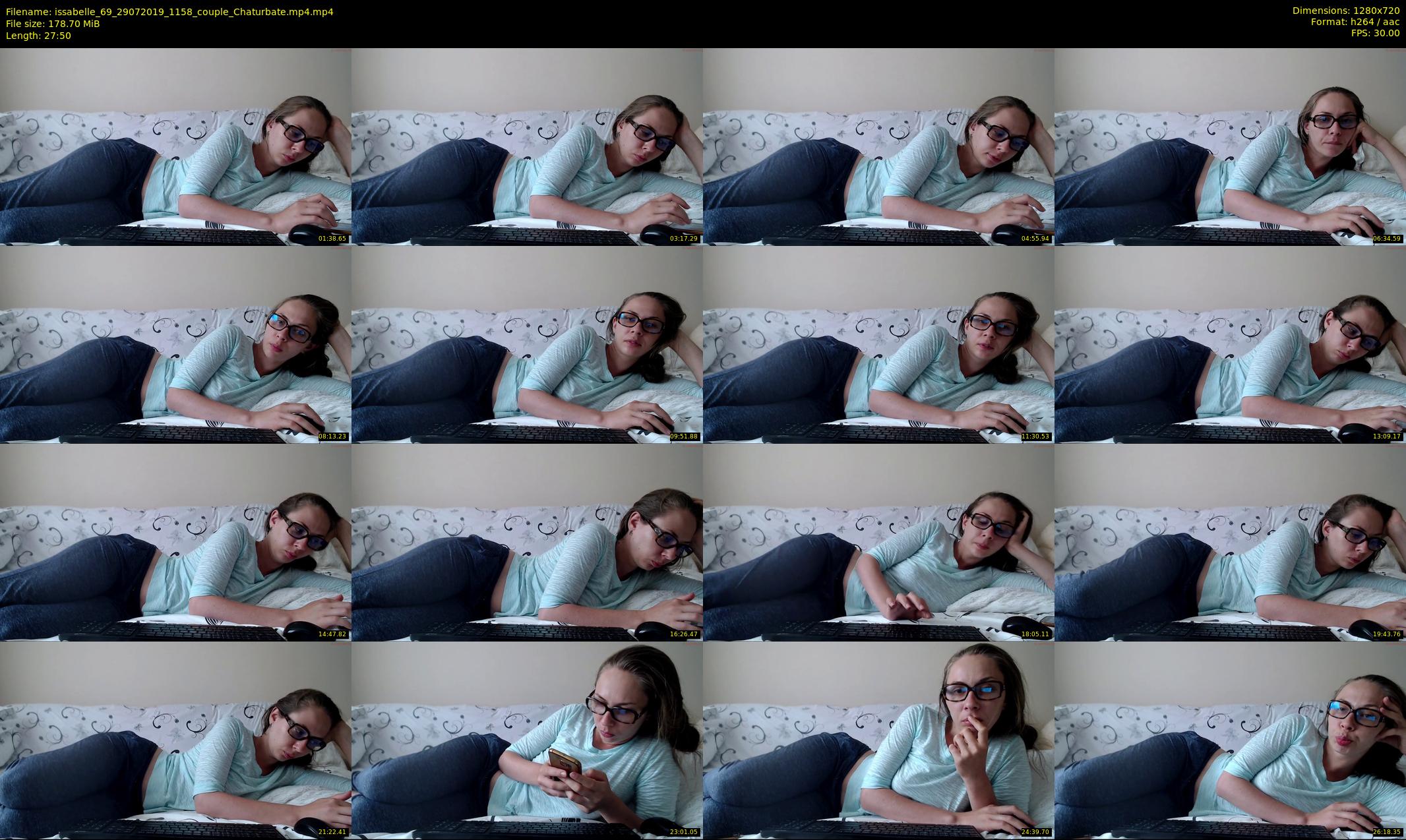 issabelle_69 — 28 minute Chaturbate couple cam show recording, 720p, Jul 29, 2019