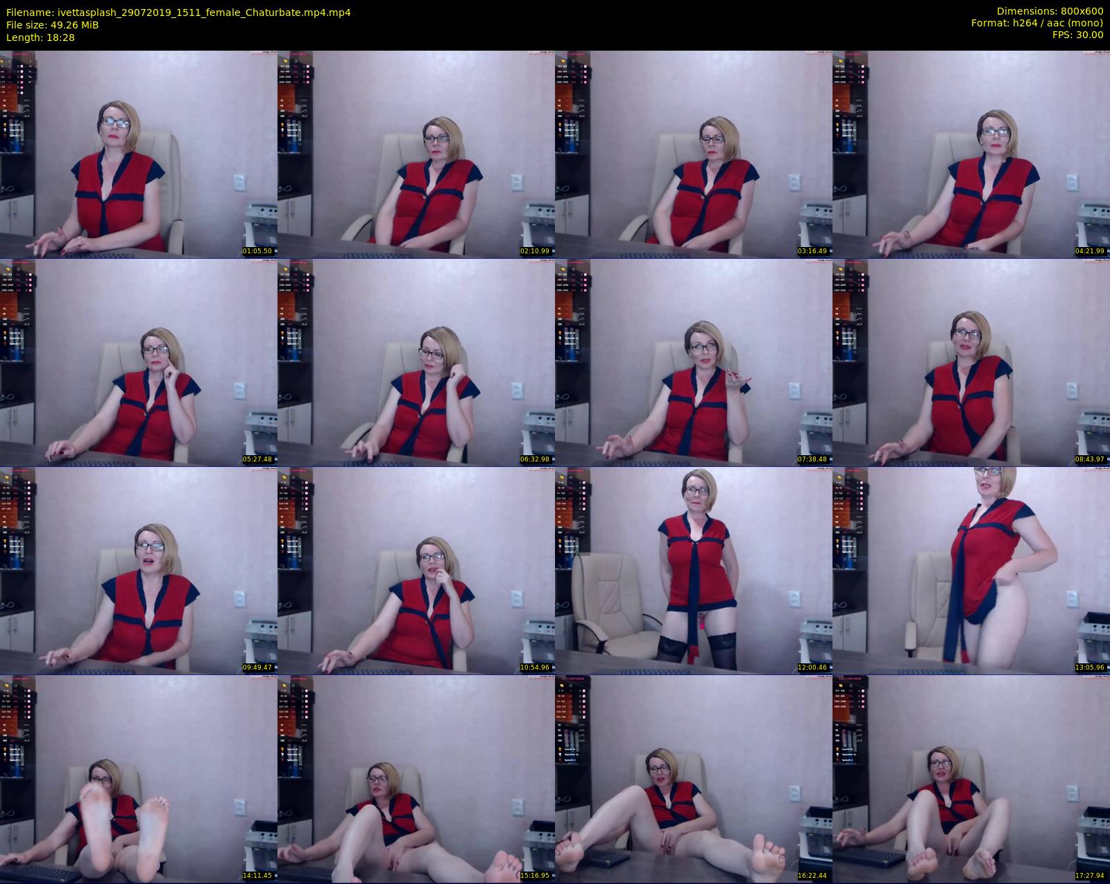 ivettasplash — 19 minute Chaturbate female cam show recording, 480p, Jul 29, 2019