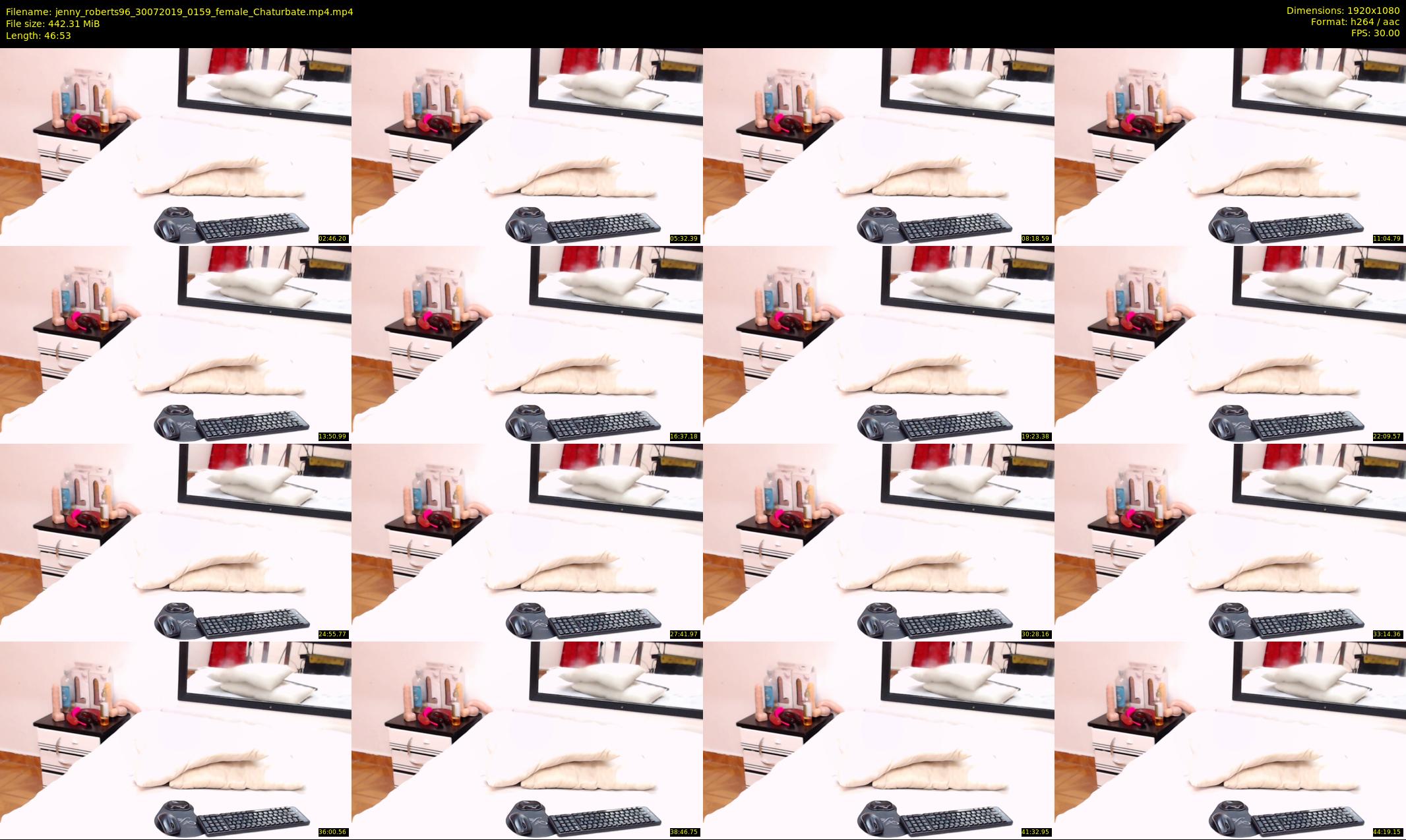 jenny_roberts96 — 47 minute Chaturbate female cam show recording, 1080p, Jul 30, 2019