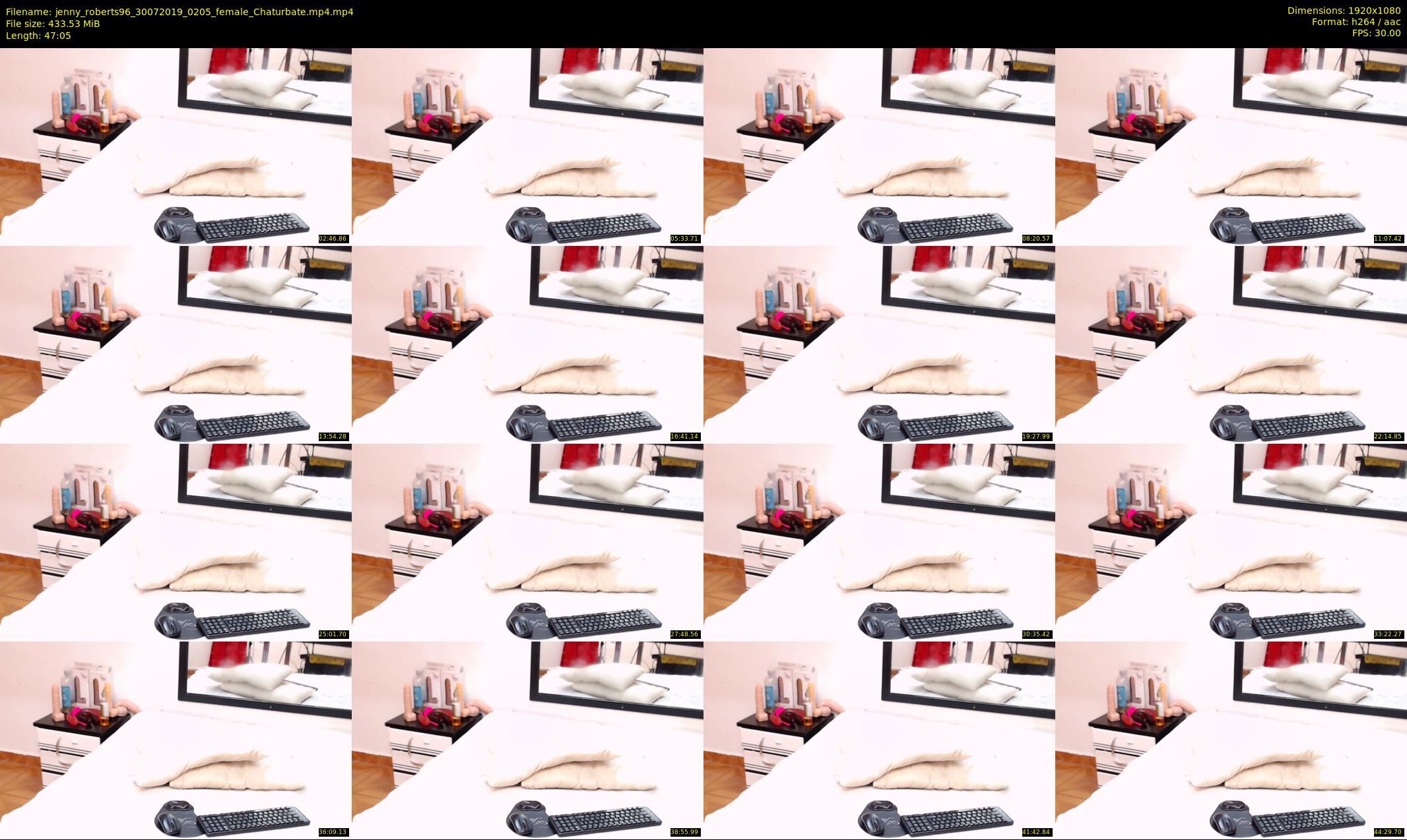 jenny_roberts96 — 48 minute Chaturbate female cam show recording, 1080p, Jul 30, 2019