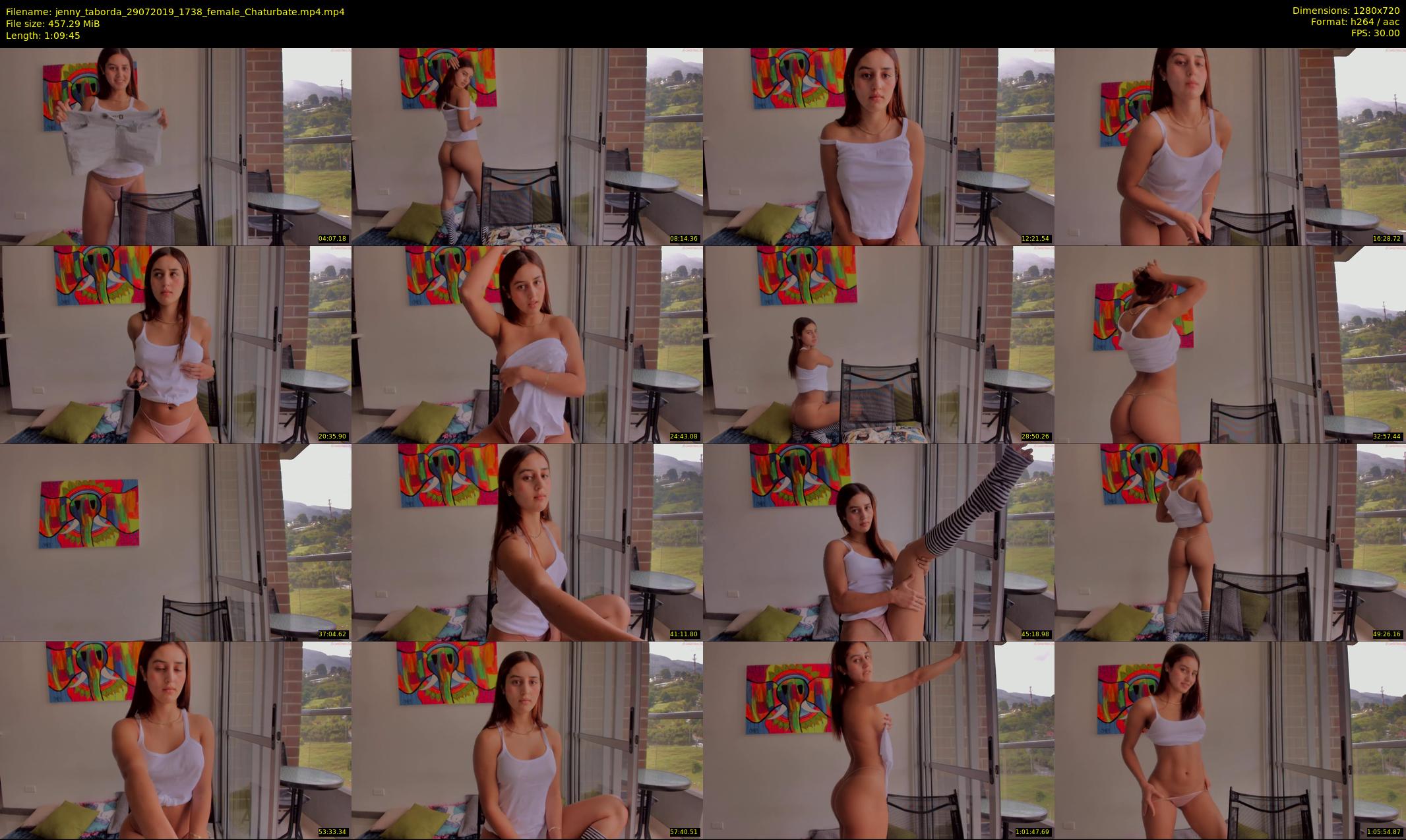 jenny_taborda — 70 minute Chaturbate female cam show recording, 720p, Jul 29, 2019