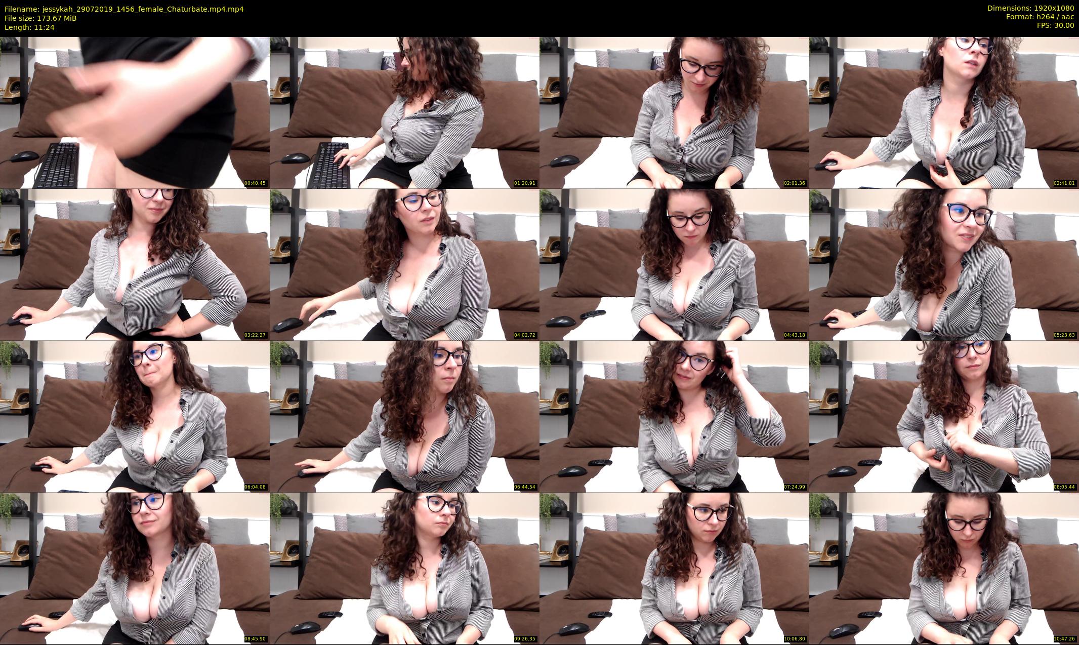 jessykah — 12 minute Chaturbate female cam show recording, 1080p, Jul 29, 2019