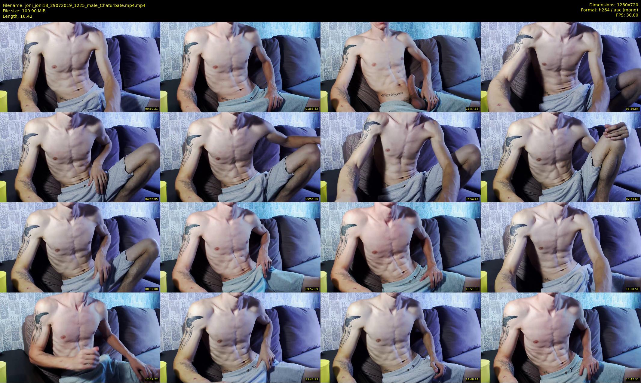 joni_joni18 — 17 minute Chaturbate male cam show recording, 720p, Jul 29, 2019