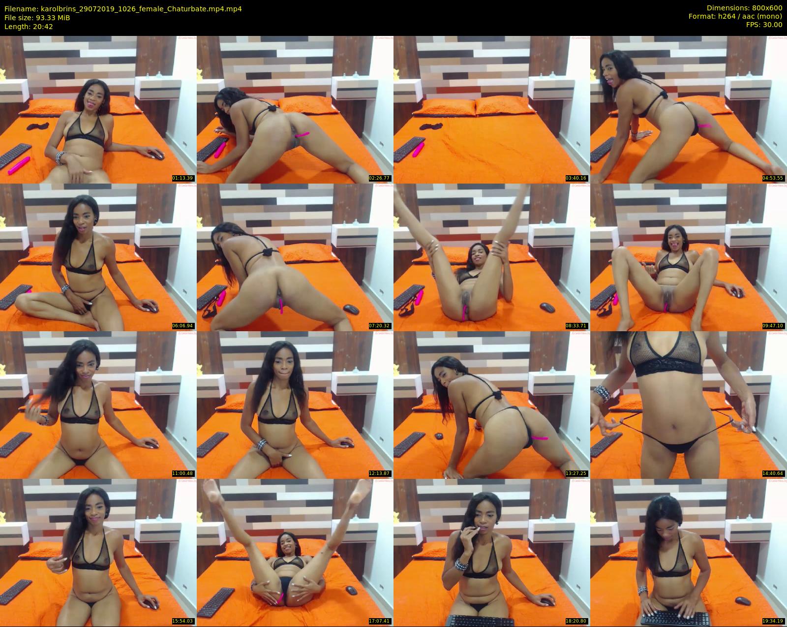 karolbrins — 21 minute Chaturbate female cam show recording, 480p, Jul 29, 2019