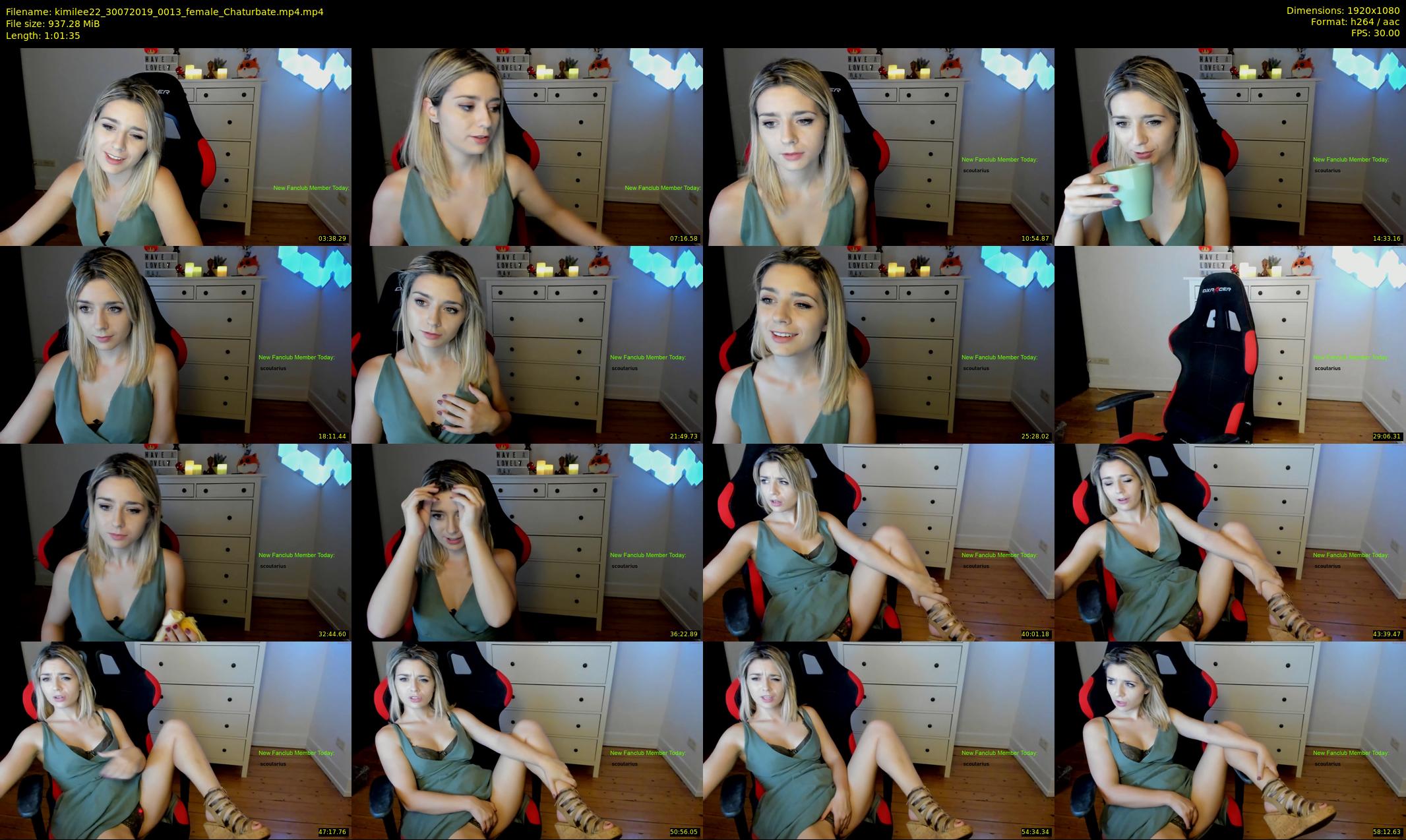 kimilee22 — 62 minute Chaturbate female cam show recording, 1080p, Jul 30, 2019