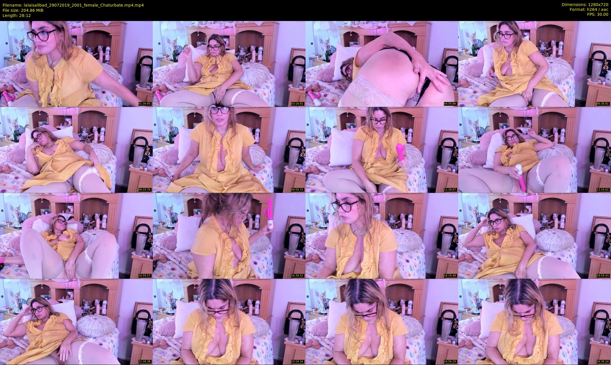 lalaisallbad — 29 minute Chaturbate female cam show recording, 720p, Jul 29, 2019