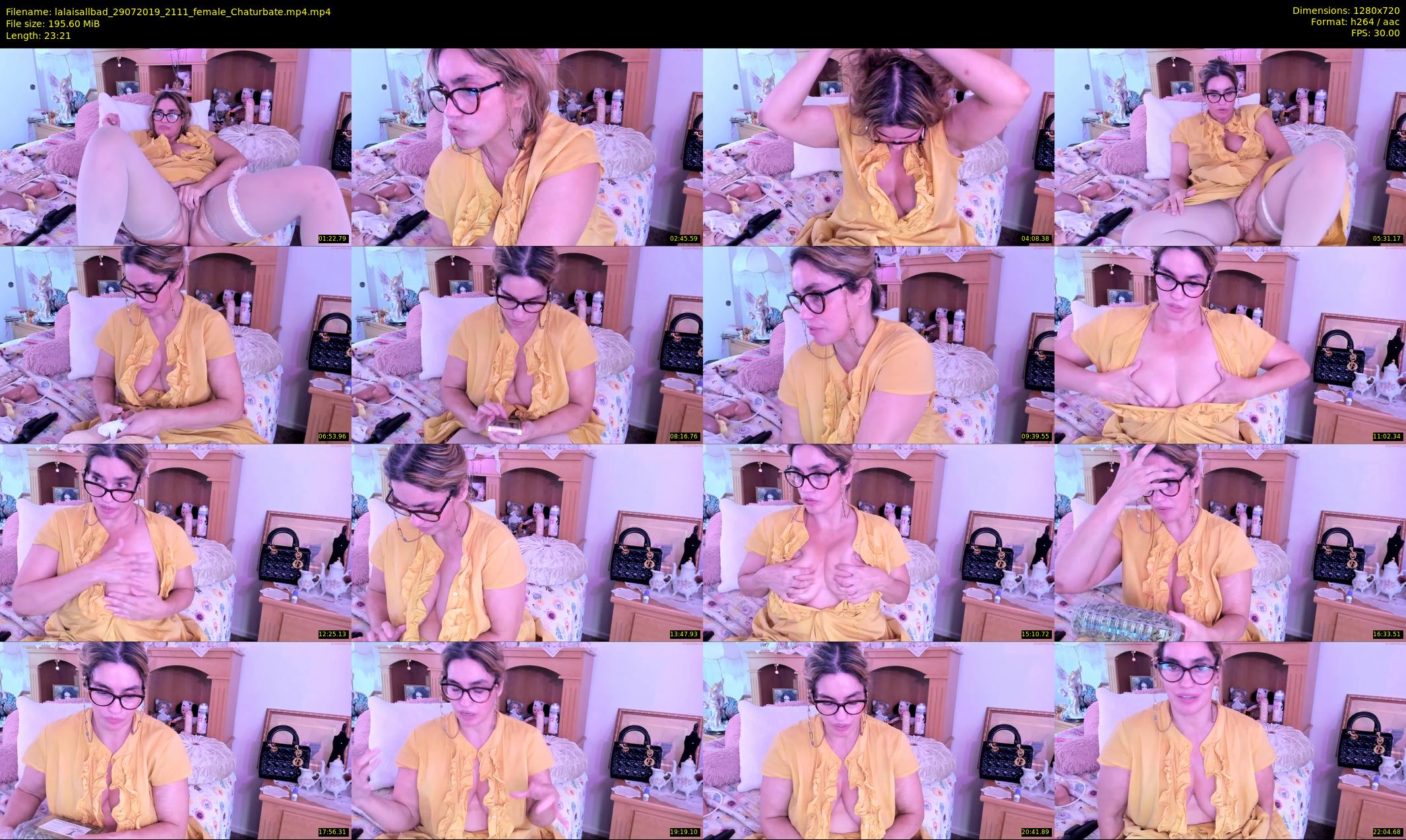 lalaisallbad — 24 minute Chaturbate female cam show recording, 720p, Jul 29, 2019