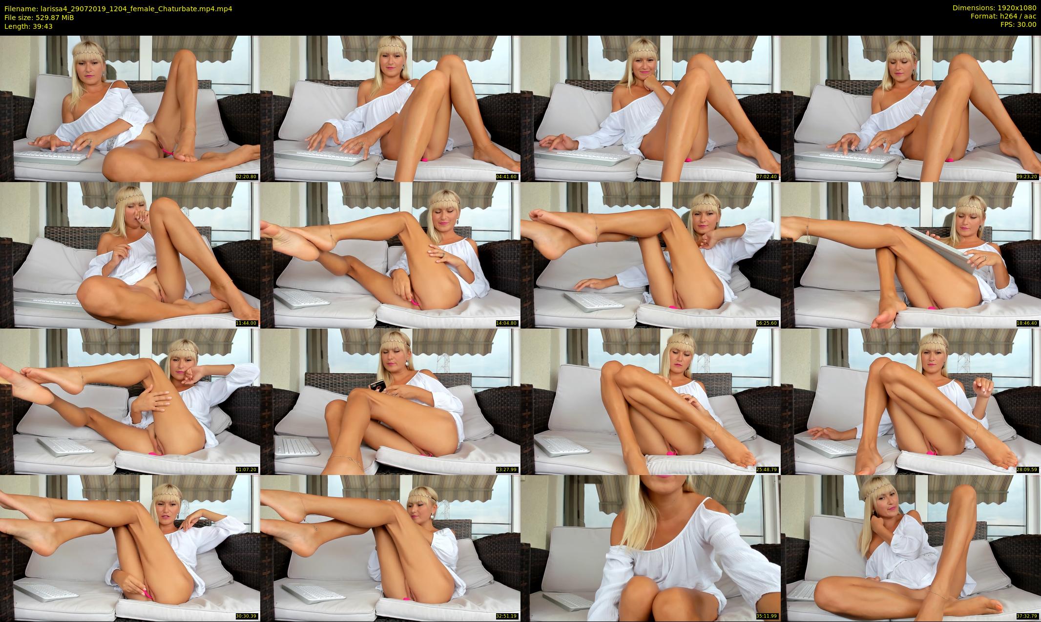 larissa4 — 40 minute Chaturbate female cam show recording, 1080p, Jul 29, 2019