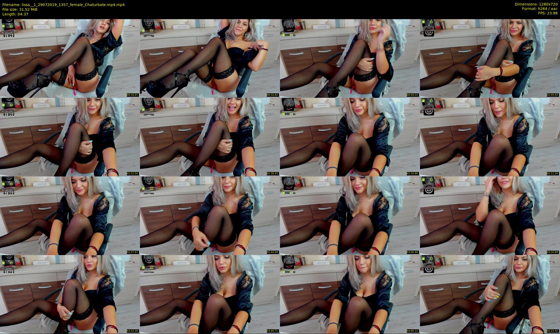 lissa__1 — 5 minute Chaturbate female cam show recording, 720p, Jul 29, 2019