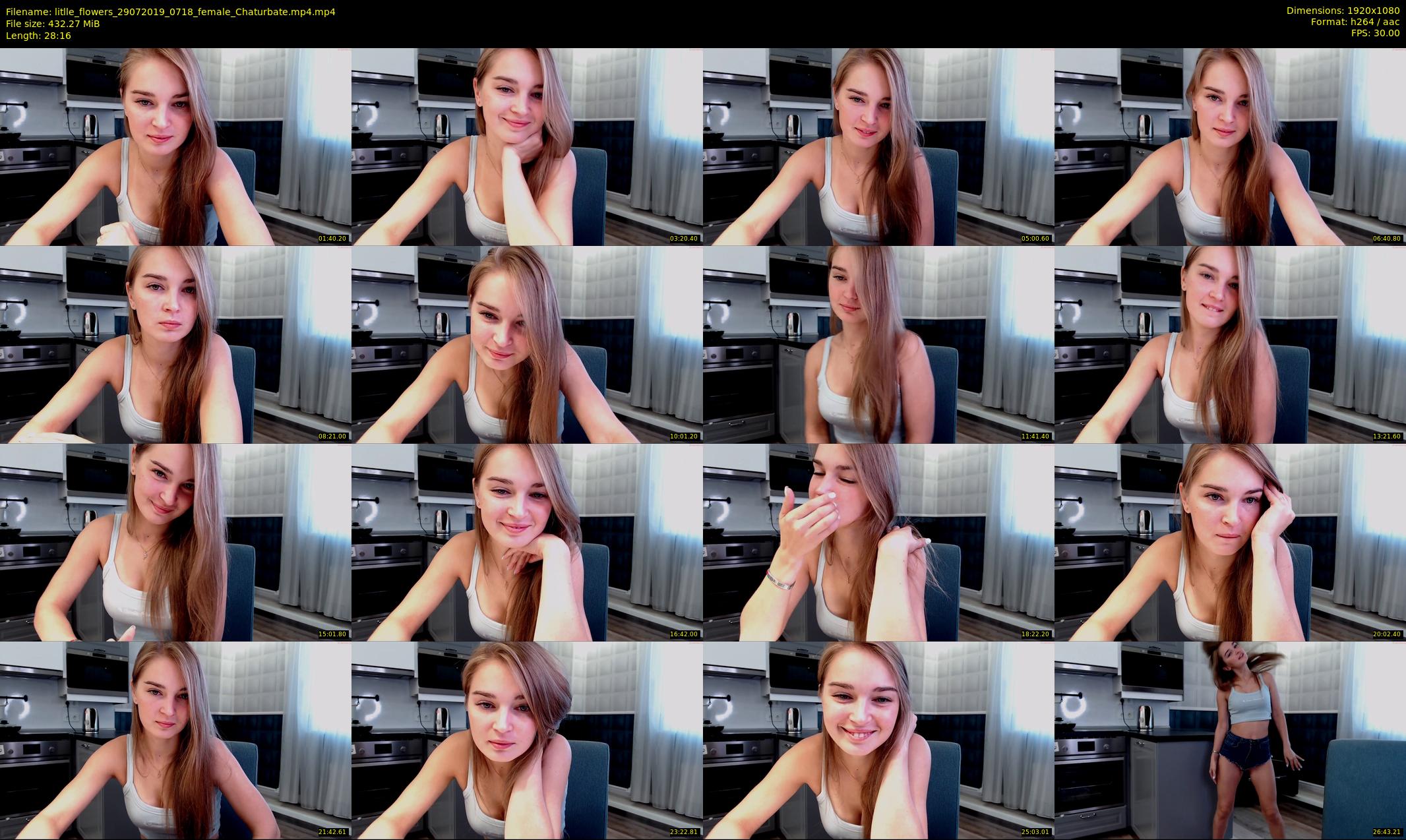 litlle_flowers — 29 minute Chaturbate female cam show recording, 1080p, Jul 29, 2019