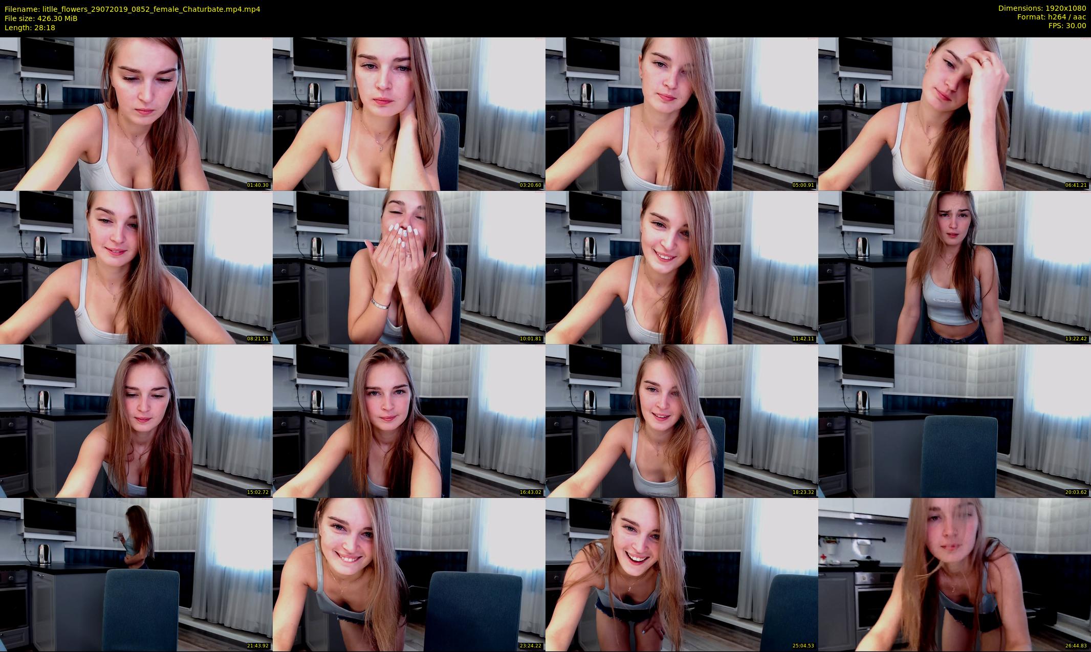 litlle_flowers — 29 minute Chaturbate female cam show recording, 1080p, Jul 29, 2019